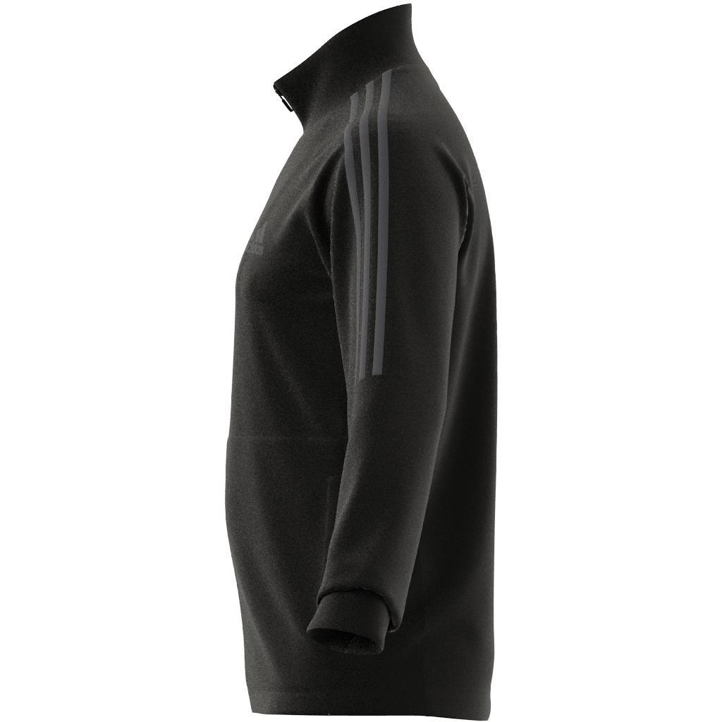 Aeroready Sereno Cut 3-Stripes Slim Track Top, Black, A901_ONE, large image number 4
