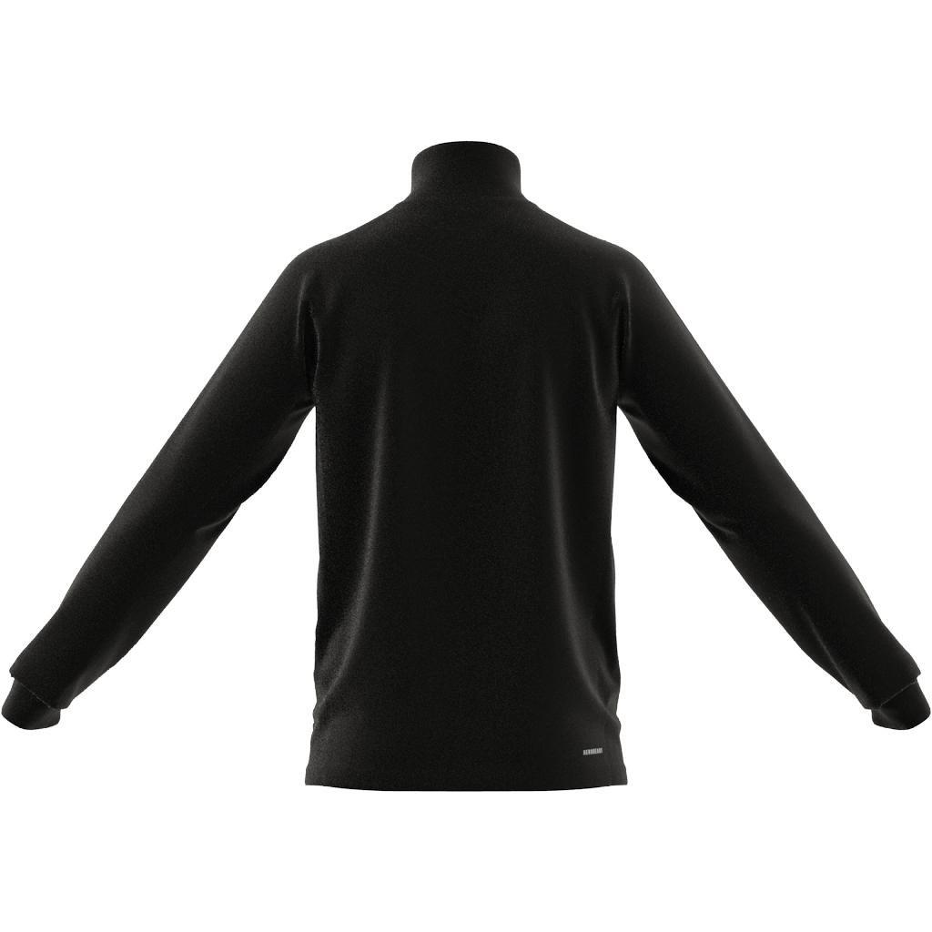 Aeroready Sereno Cut 3-Stripes Slim Track Top, Black, A901_ONE, large image number 9