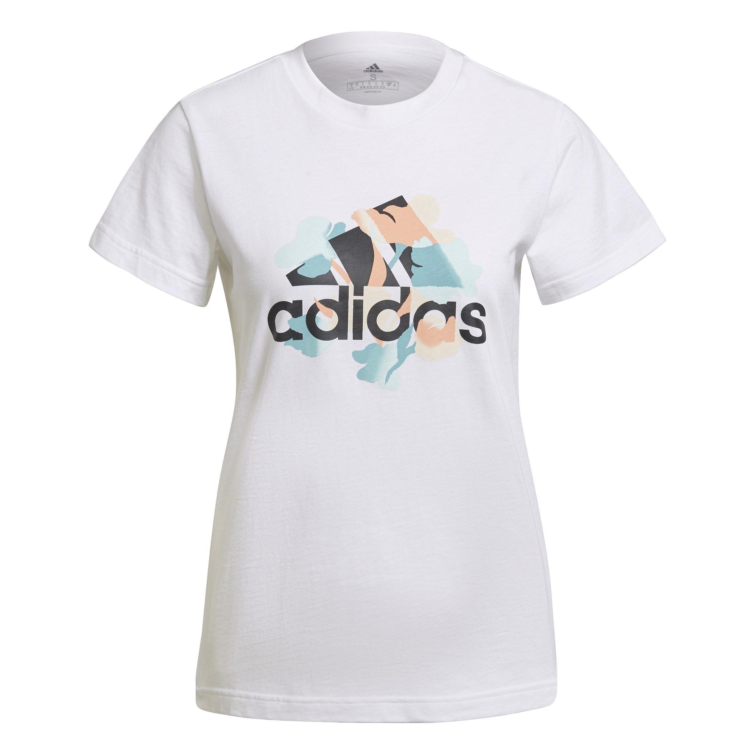 Floral Graphic T-Shirt, White, A901_ONE, large image number 2