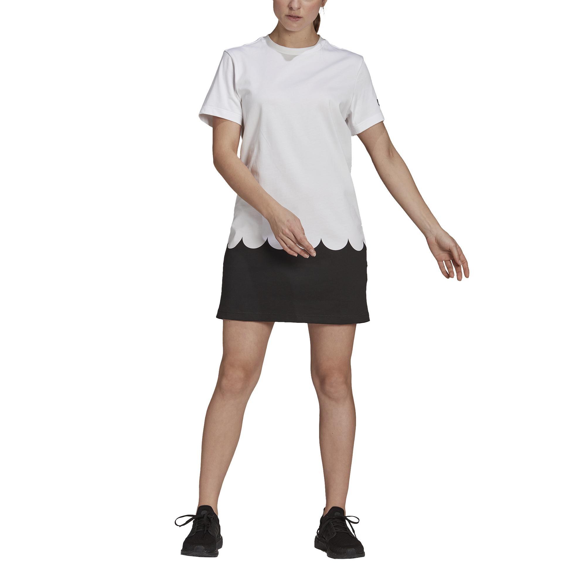 Adidas Sportswear Marimekko Dress, White, A901_ONE, large image number 4