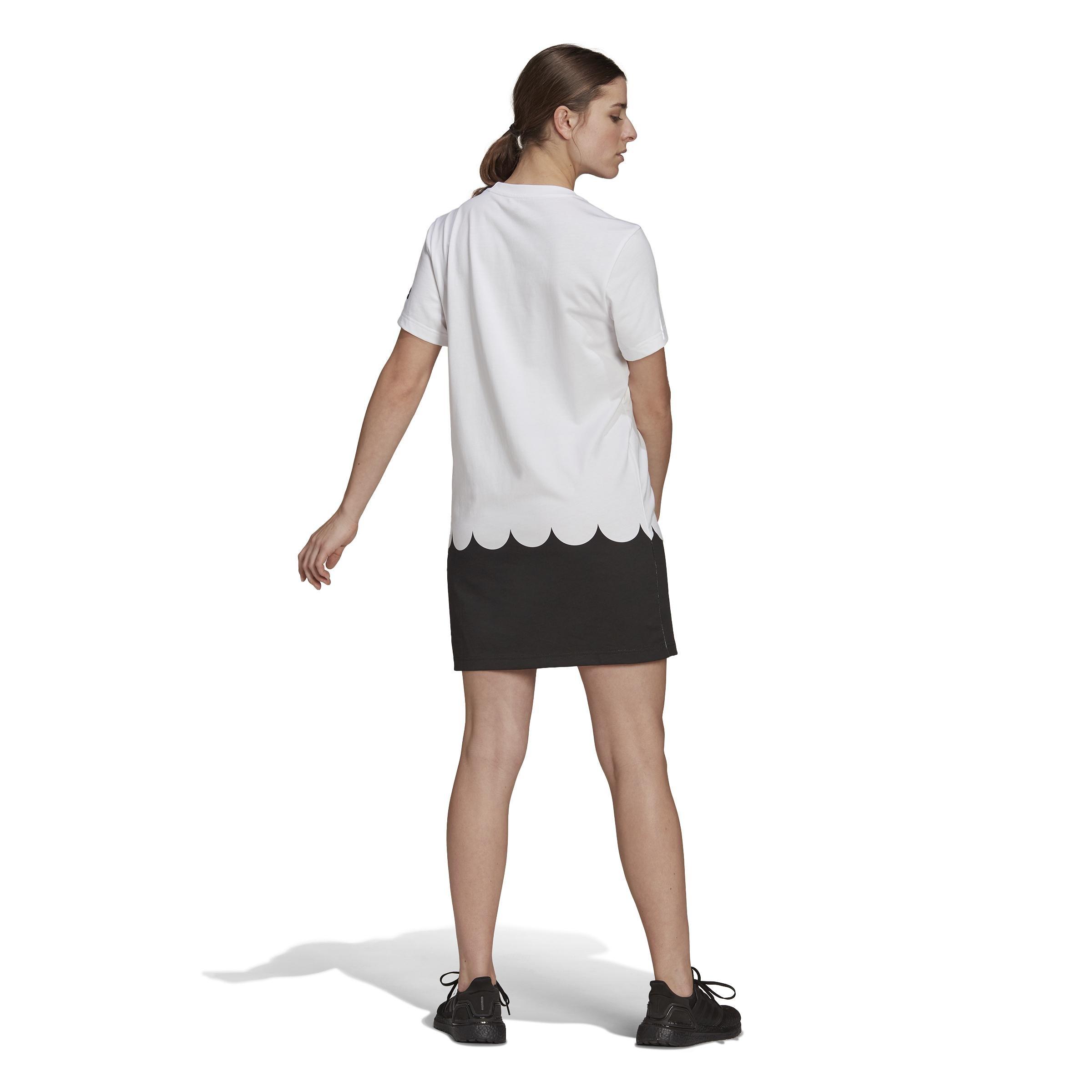 Adidas Sportswear Marimekko Dress, White, A901_ONE, large image number 8