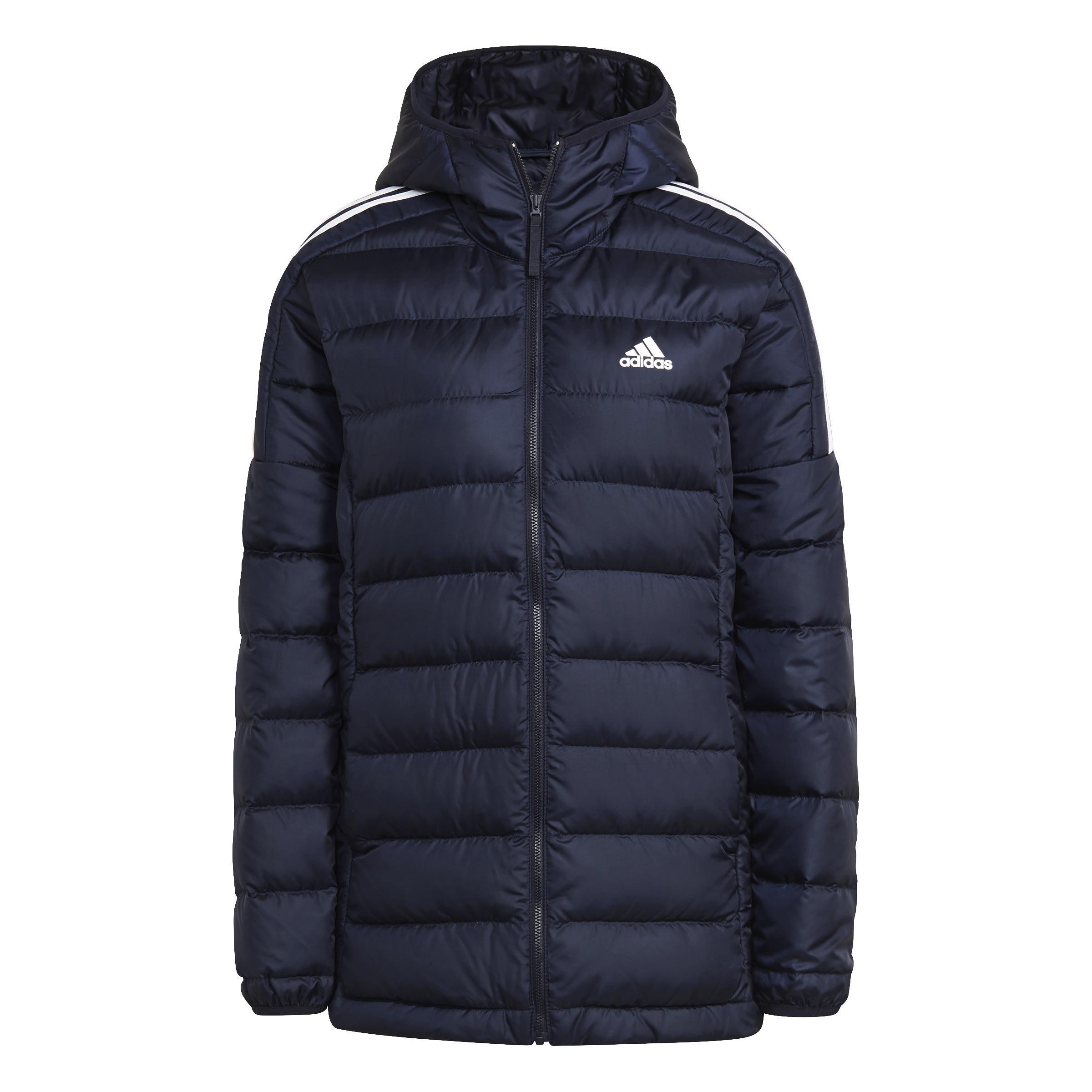 Essentials Light Down Hooded Parka, Blue, , large image number 0