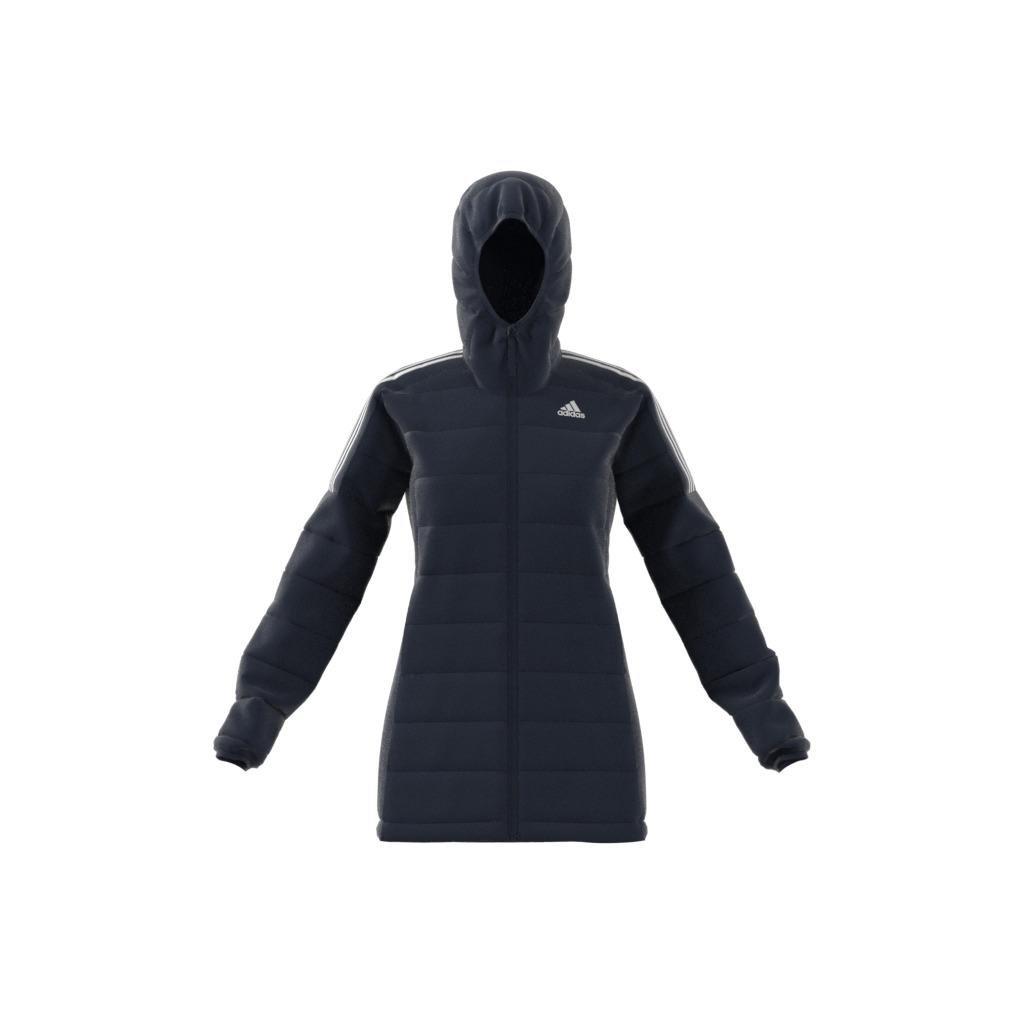 Essentials Light Down Hooded Parka, Blue, , large image number 3