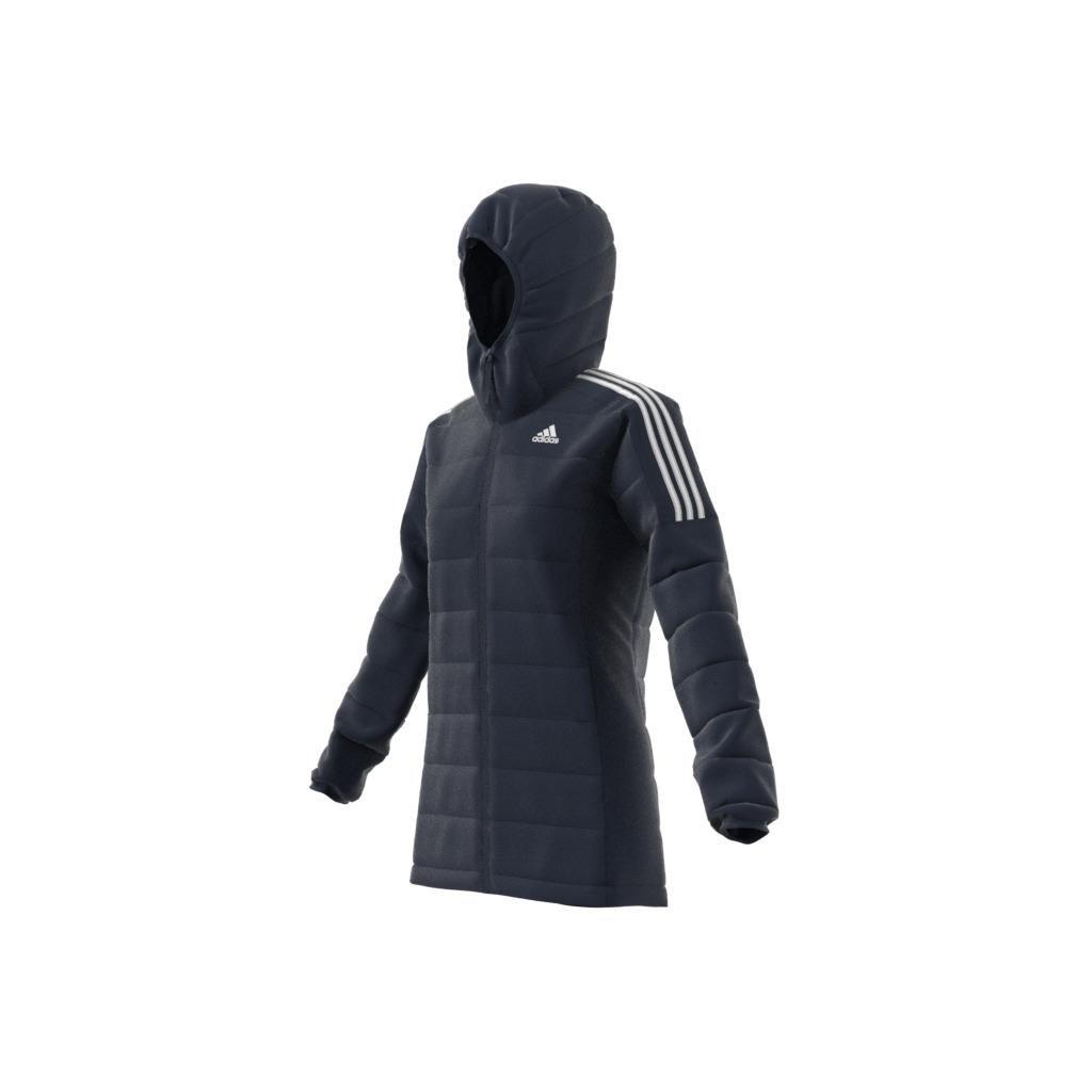 Essentials Light Down Hooded Parka, Blue, , large image number 8