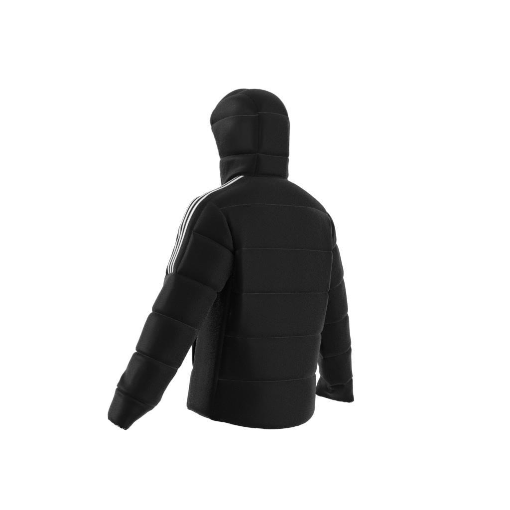 Adidas Essentials Midweight Down Hooded Jacket, Black, , large image number 8