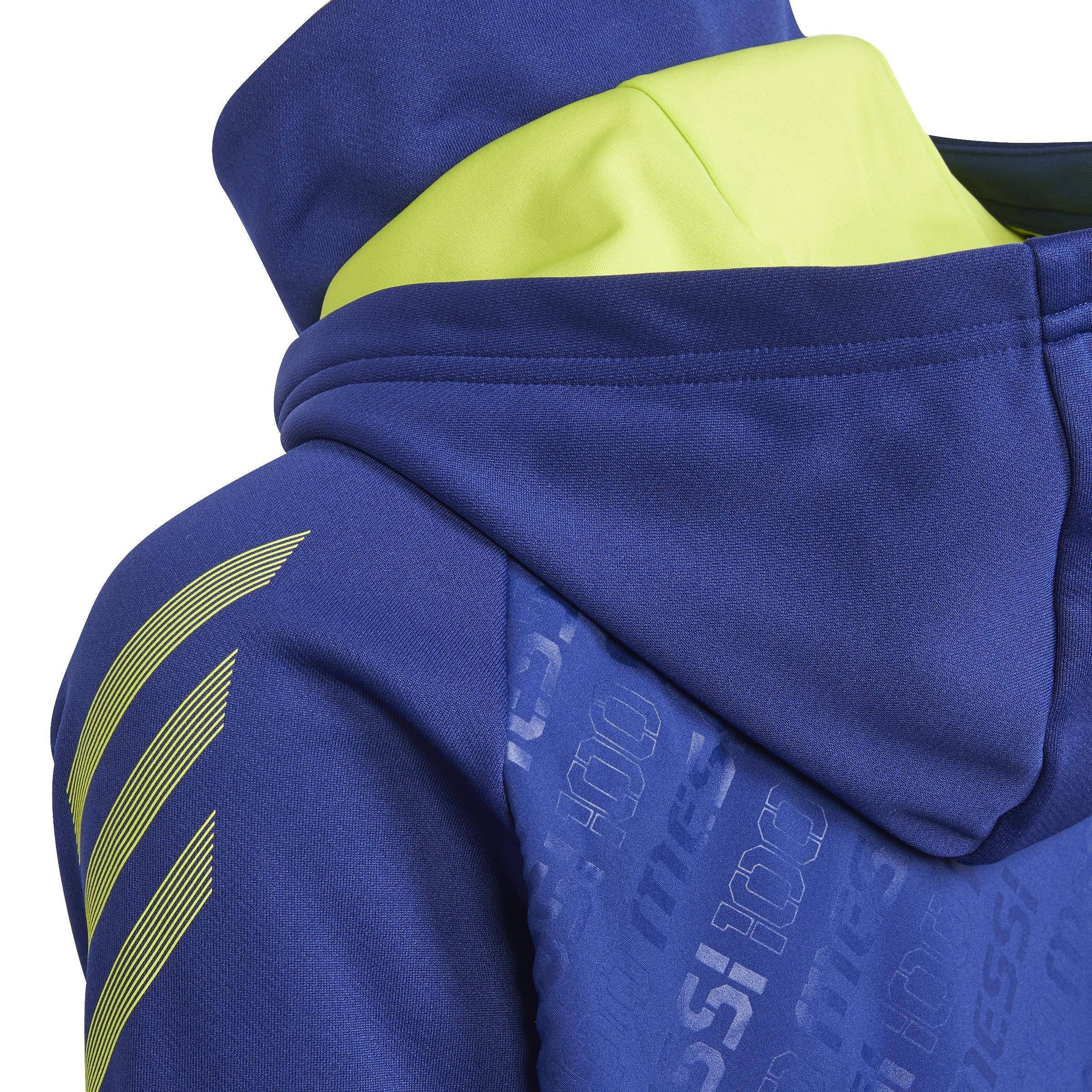 Kids AEROREADY Messi Football-Inspired Full-Zip Hoodie, Blue, , large image number 5