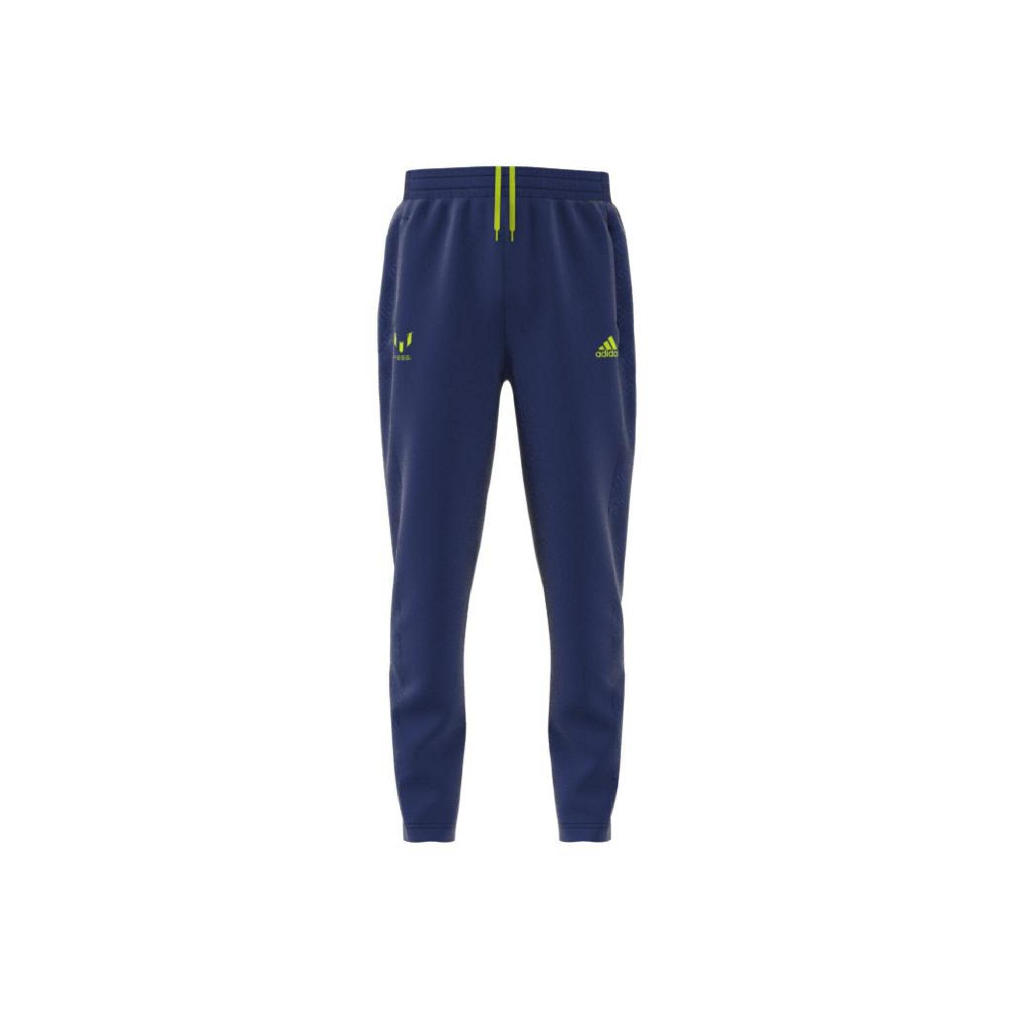 Kids Boys Aeroready Messi Football-Inspired Tapered Joggers, Blue, A901_ONE, large image number 13
