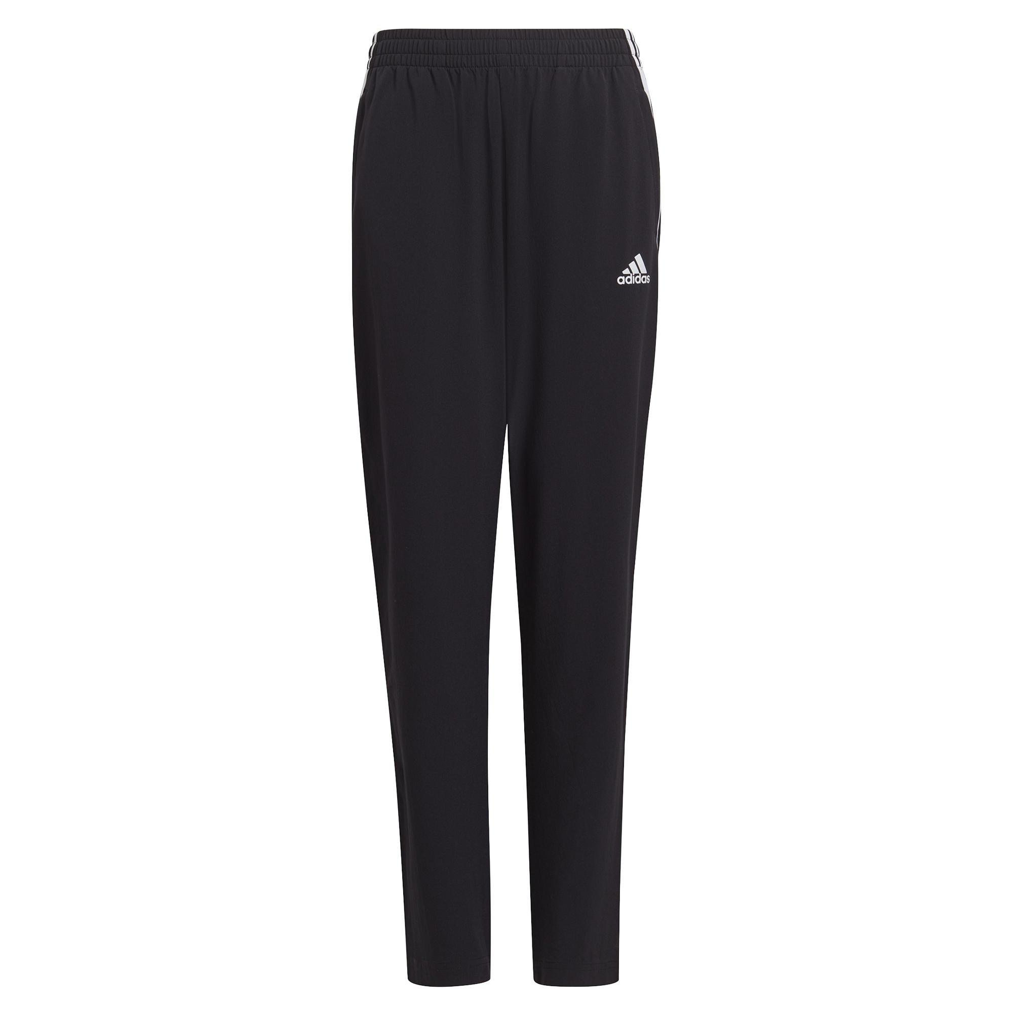 Aeroready Primegreen 3-Stripes Tapered Woven Joggers, Black, A901_ONE, large image number 0