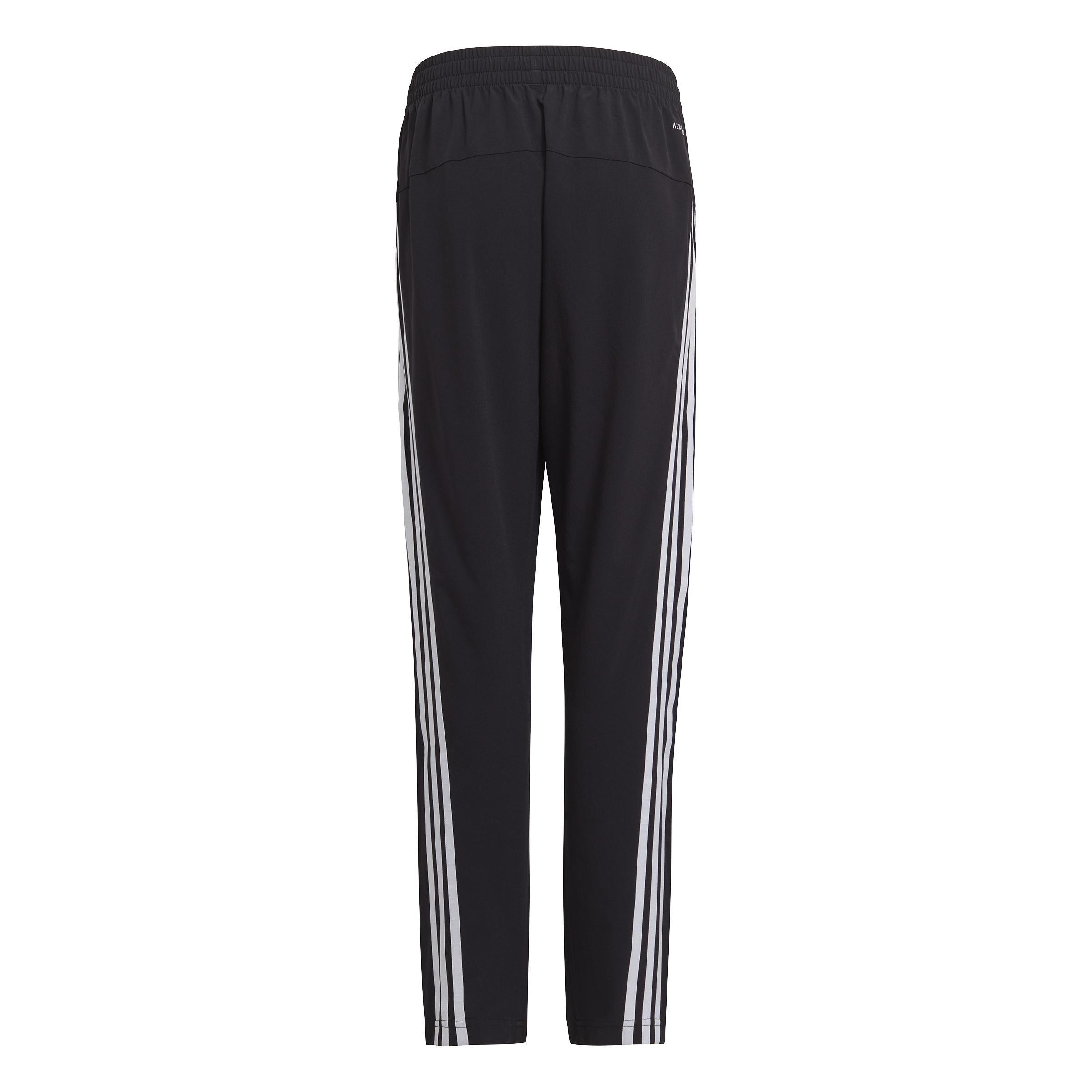 Aeroready Primegreen 3-Stripes Tapered Woven Joggers, Black, A901_ONE, large image number 1