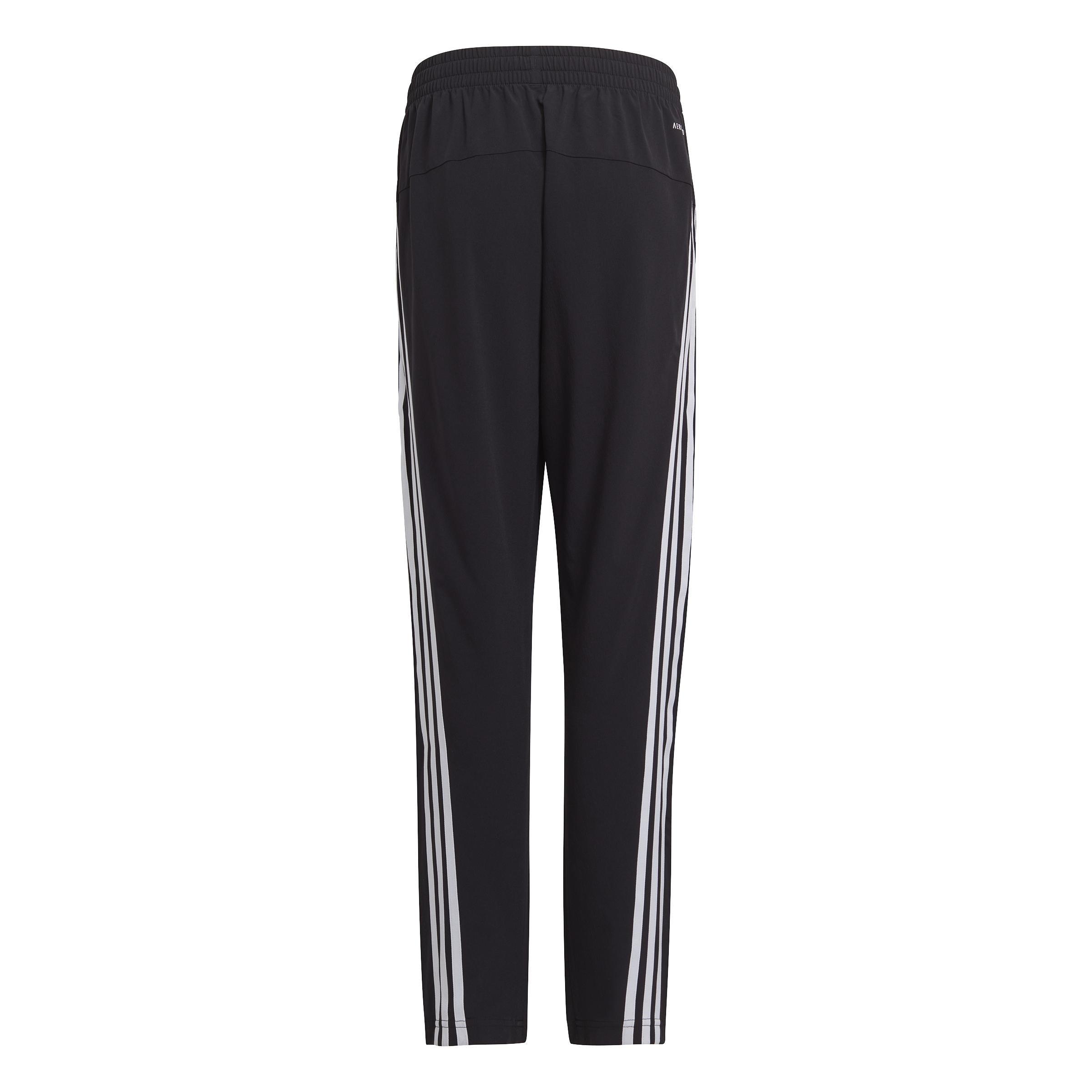 Kids Aeroready Primegreen 3-Stripes Tapered Woven Joggers, Black, A901_ONE, large image number 1