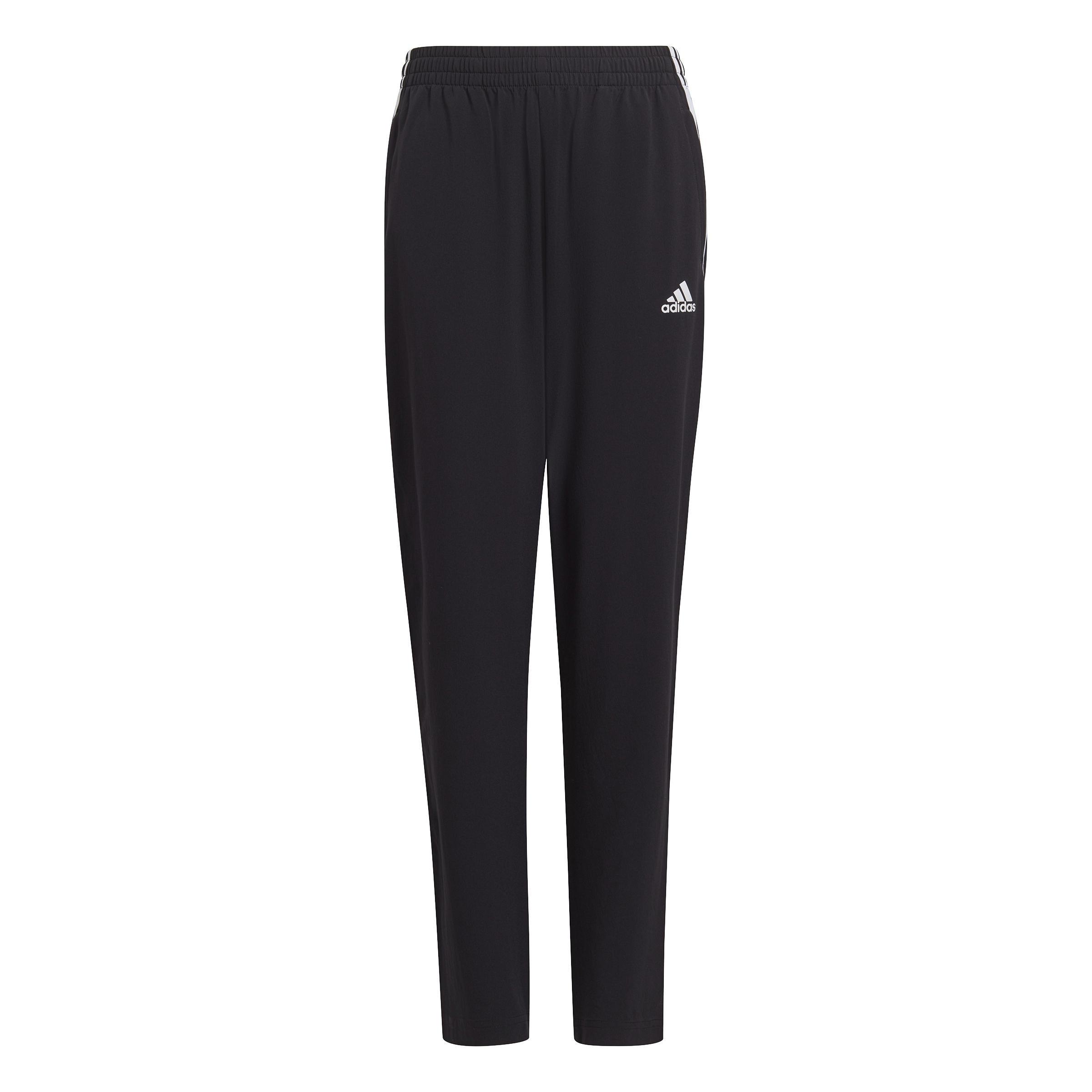Kids Aeroready Primegreen 3-Stripes Tapered Woven Joggers, Black, A901_ONE, large image number 3