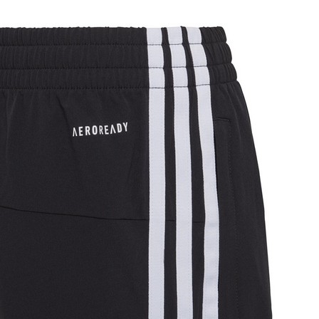 Kids Boys Aeroready Primegreen 3-Stripes Tapered Woven Joggers, Black, A901_ONE, large image number 10