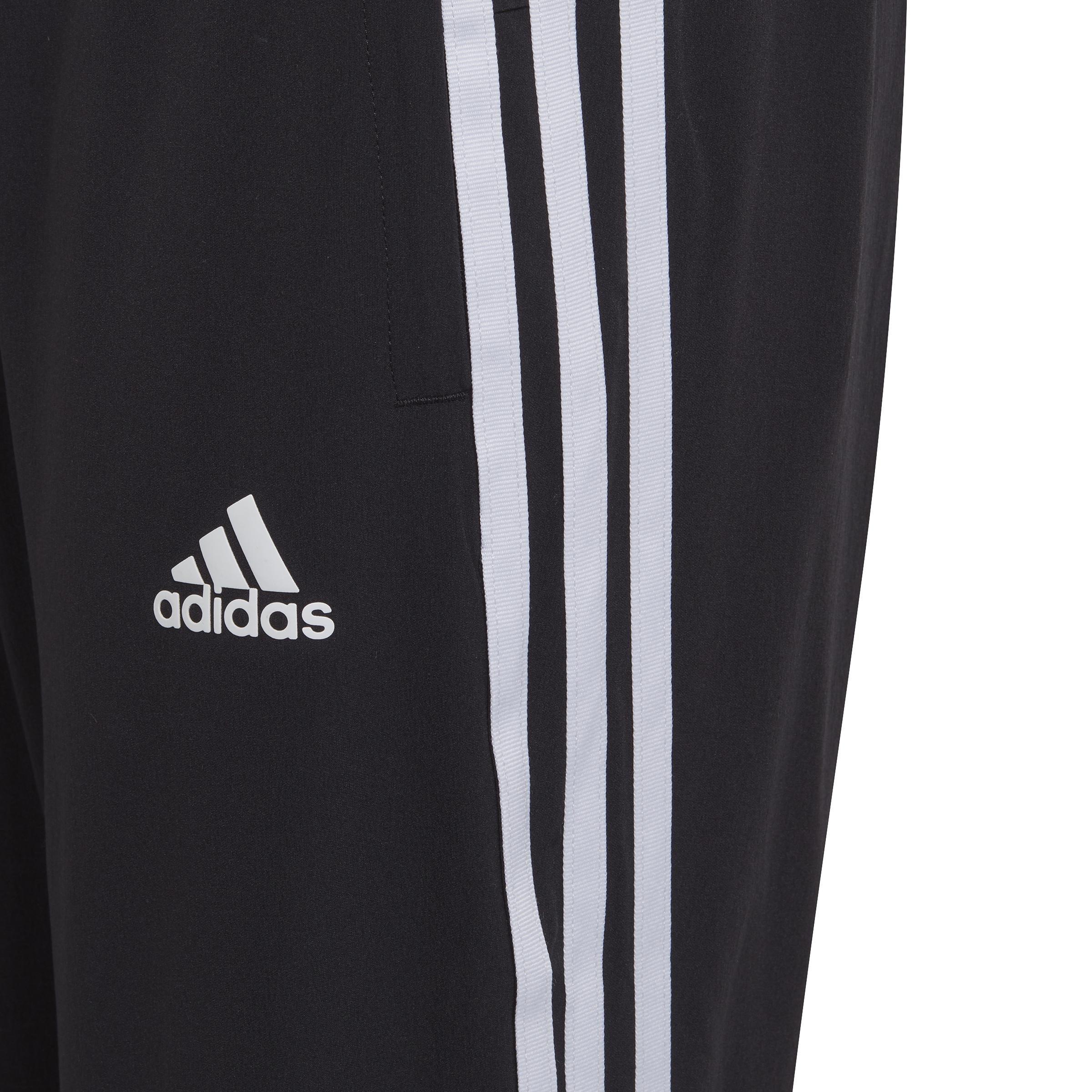 Kids Aeroready Primegreen 3-Stripes Tapered Woven Joggers, Black, A901_ONE, large image number 12