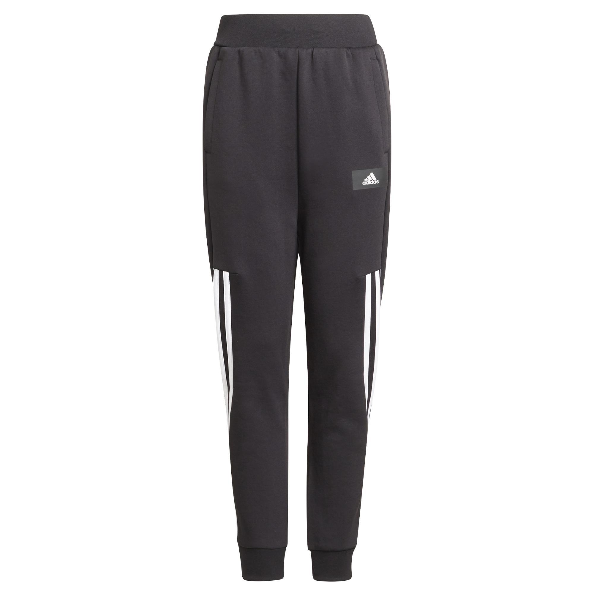 Future Icons 3-Stripes Tapered-Leg Joggers, Black, A901_ONE, large image number 2