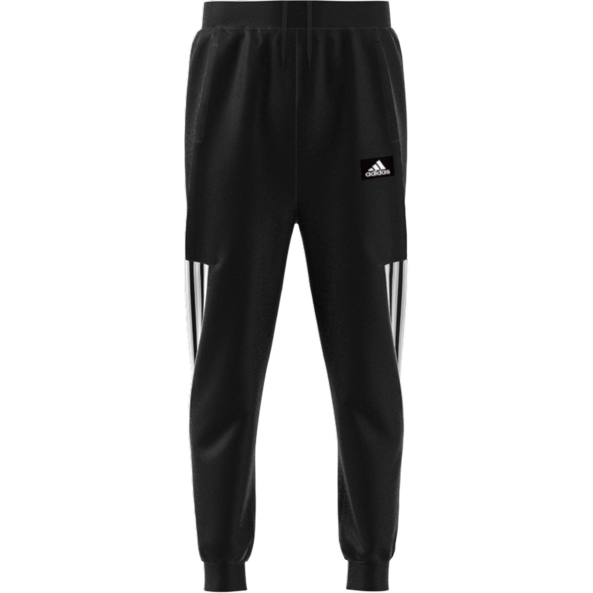 Future Icons 3-Stripes Tapered-Leg Joggers, Black, A901_ONE, large image number 5