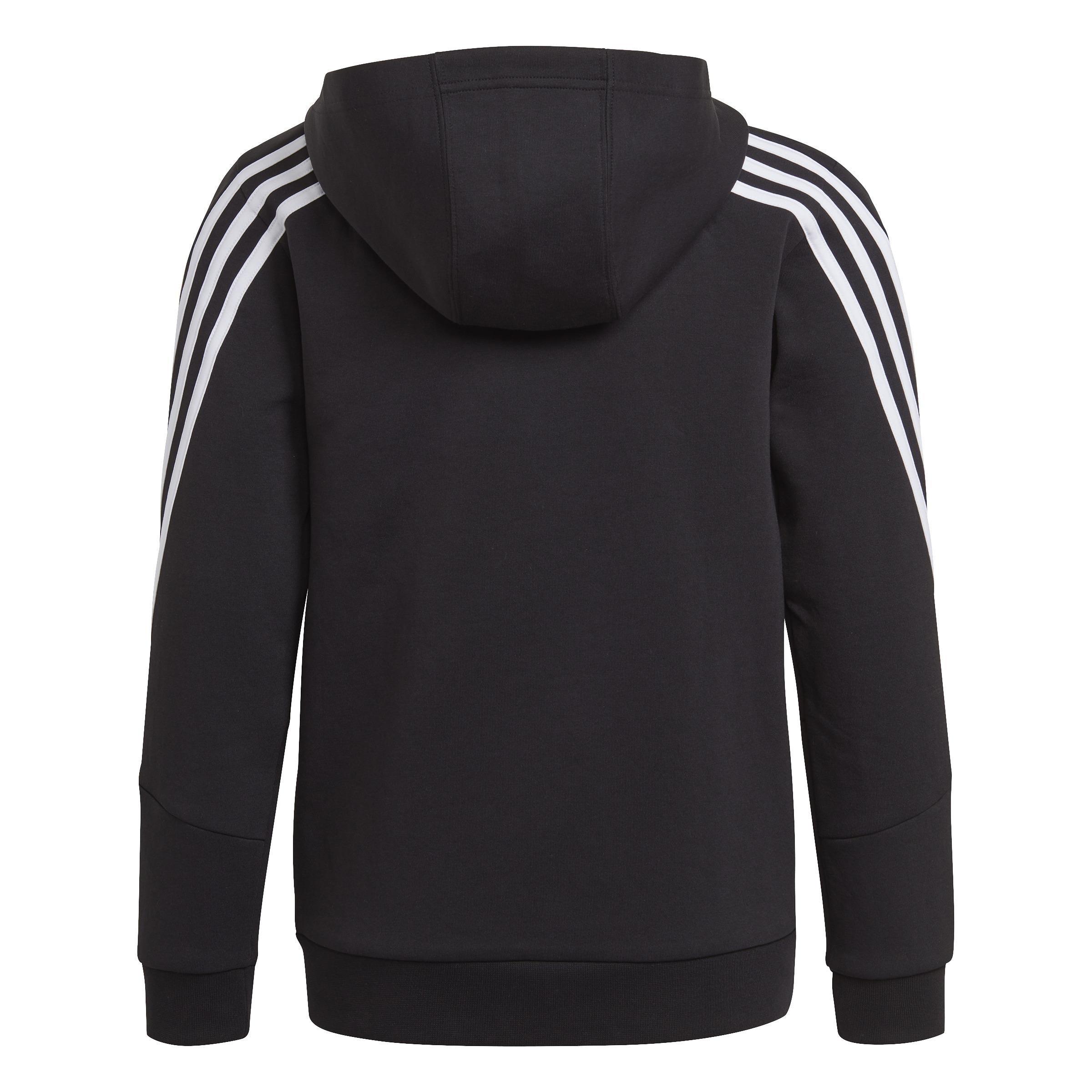 Kids Future Icons 3-Stripes Full-Zip Hoodie, Black, A901_ONE, large image number 1