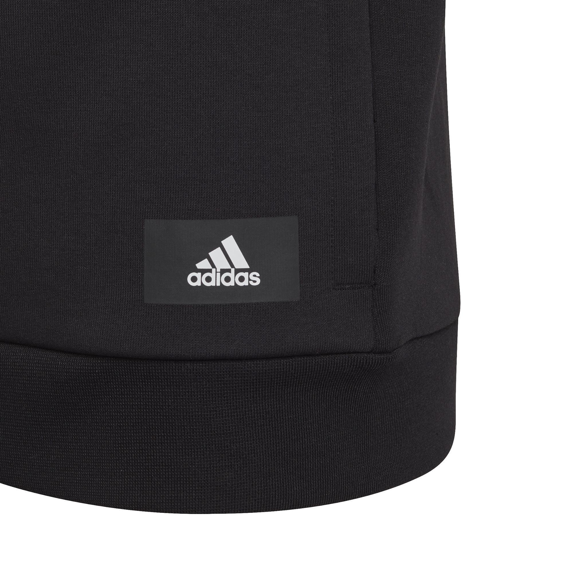 Kids Future Icons 3-Stripes Full-Zip Hoodie, Black, A901_ONE, large image number 9