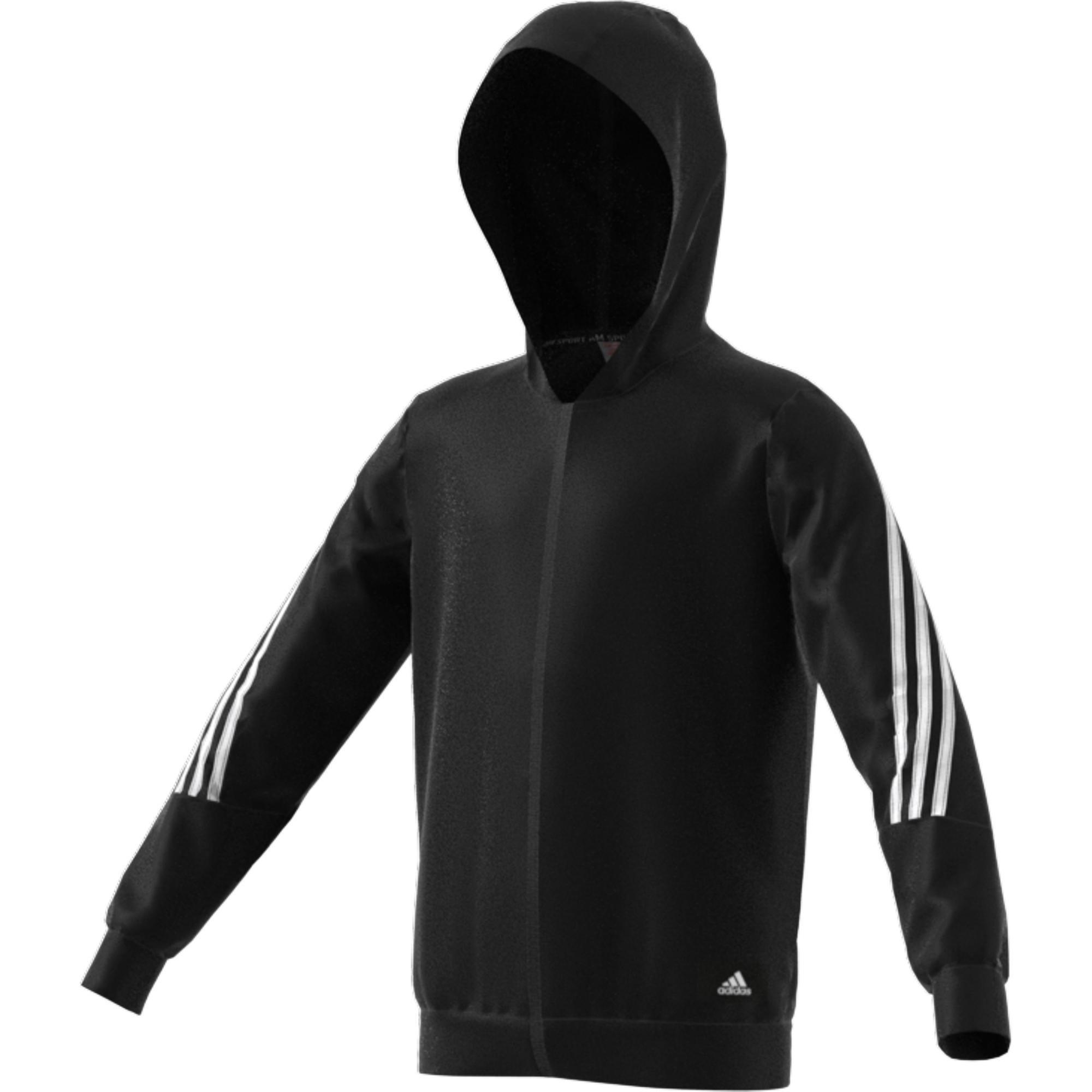 Future Icons 3-Stripes Full-Zip Hoodie, Black, A901_ONE, large image number 14