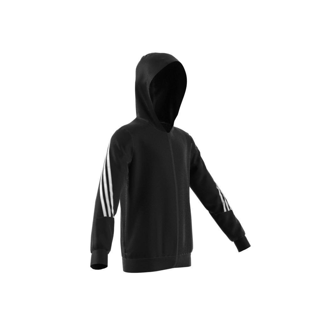 Kids Future Icons 3-Stripes Full-Zip Hoodie, Black, A901_ONE, large image number 16
