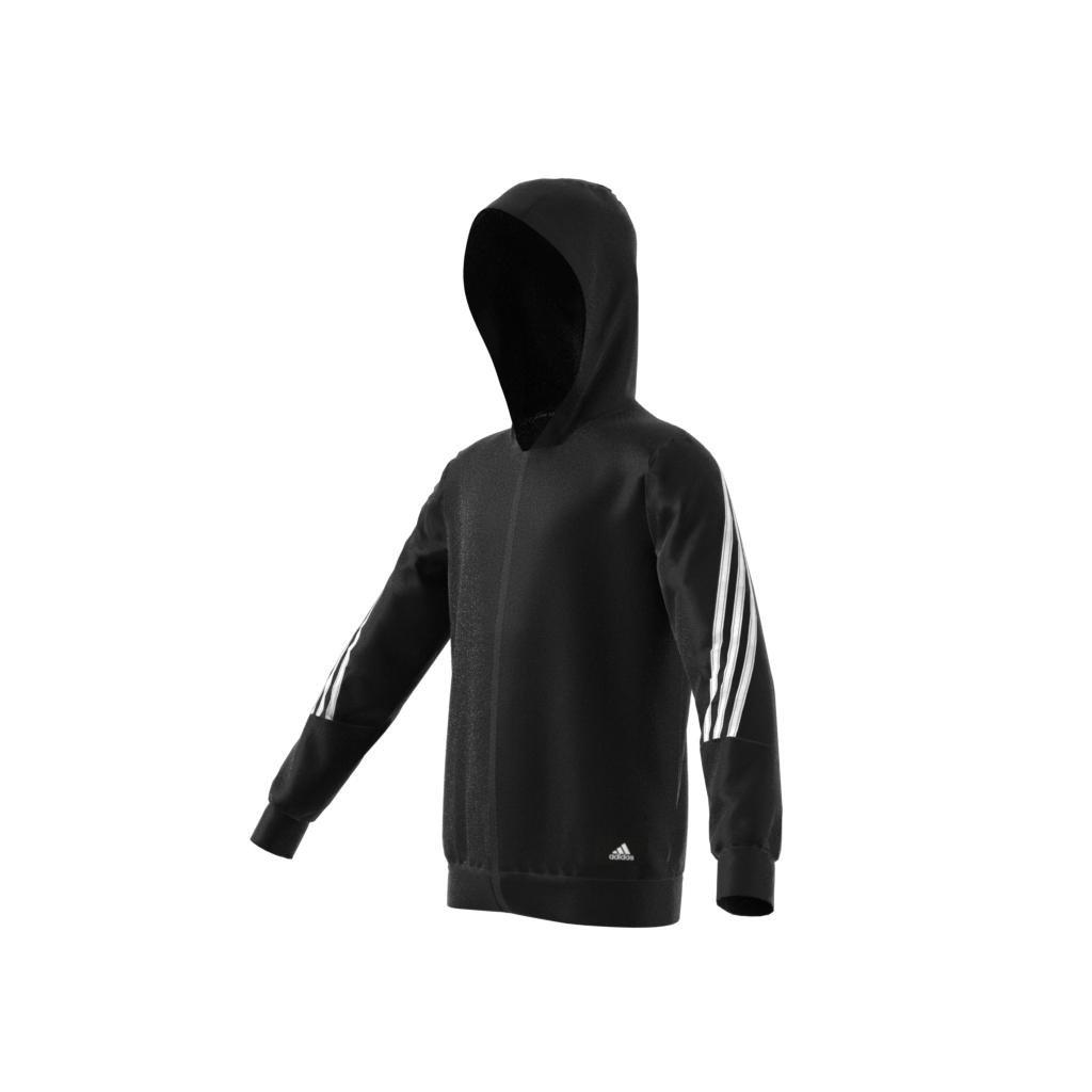 Kids Future Icons 3-Stripes Full-Zip Hoodie, Black, A901_ONE, large image number 21