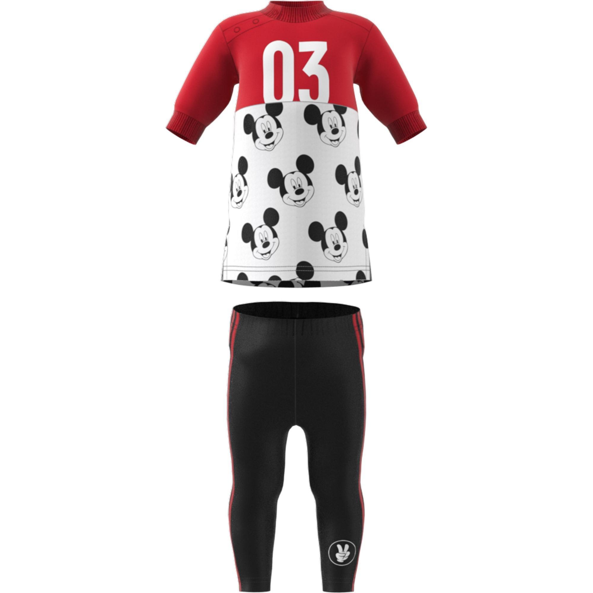Kids Disney Mickey Mouse Summer Set, Red, A901_ONE, large image number 1