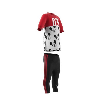 Kids Girls Disney Mickey Mouse Summer Set, Red, A901_ONE, large image number 14