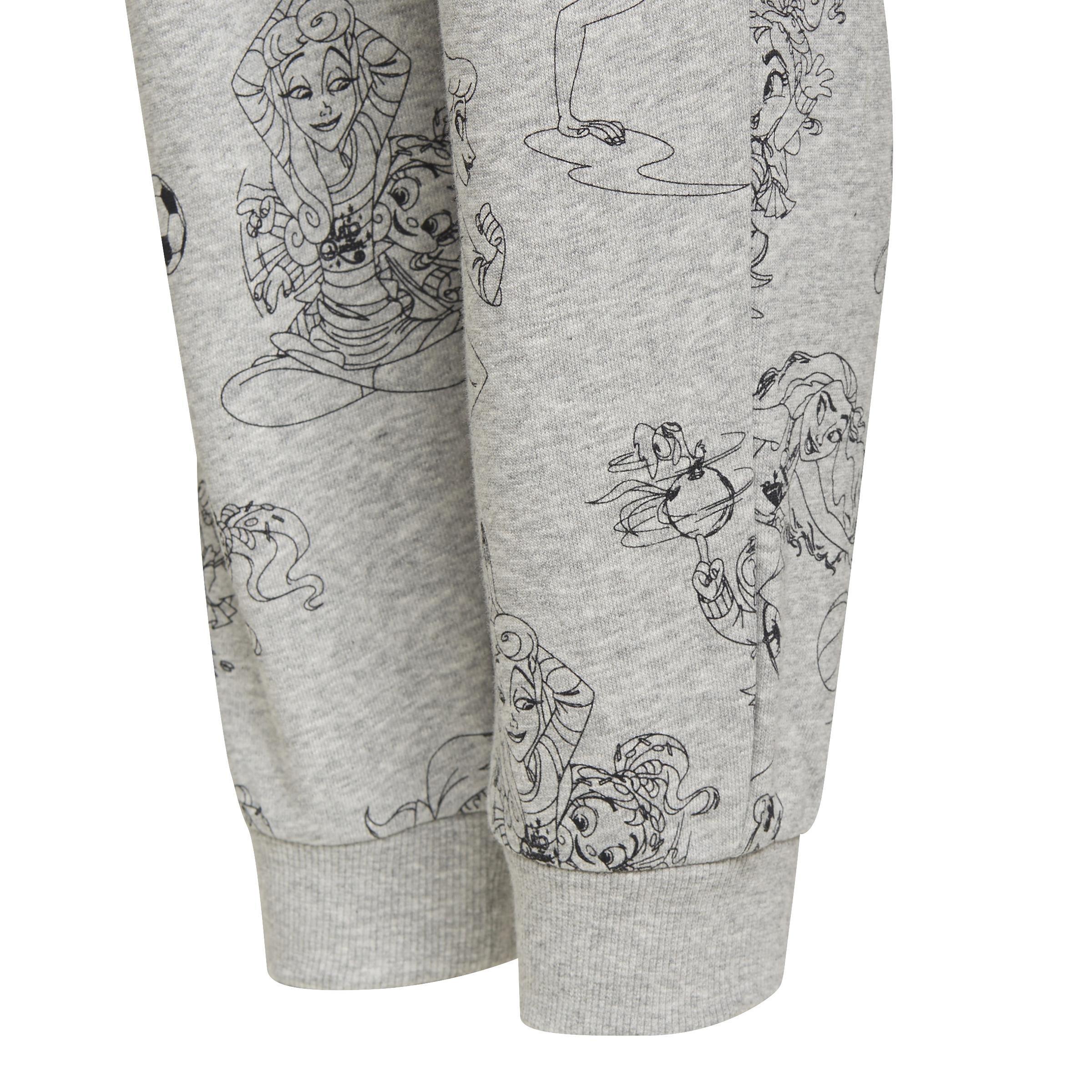 Kids Disney Comfy Princesses Joggers, Grey, , large image number 7