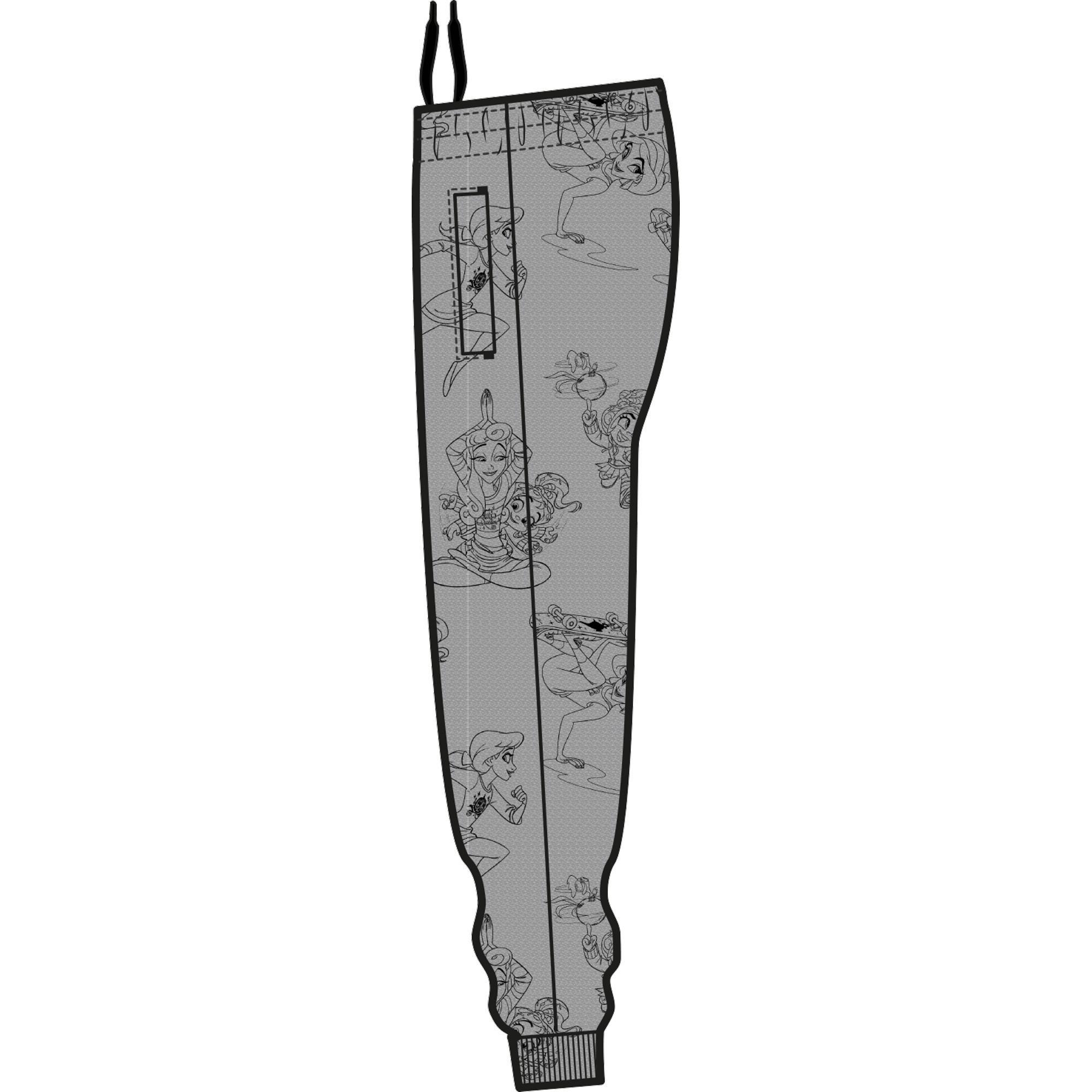 Kids Disney Comfy Princesses Joggers, Grey, , large image number 11