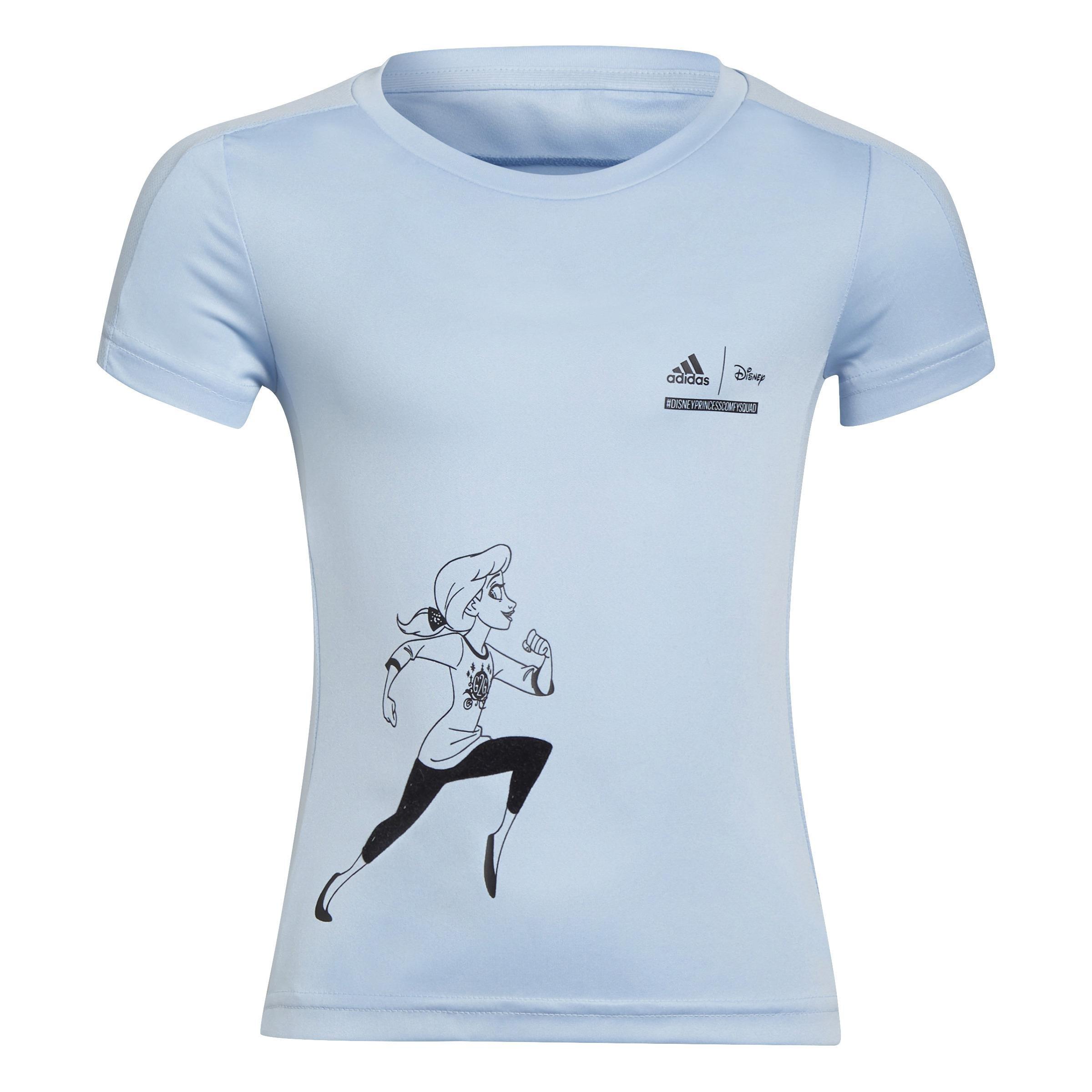 Kids Disney Comfy Princesses T-Shirt, Blue, , large image number 0