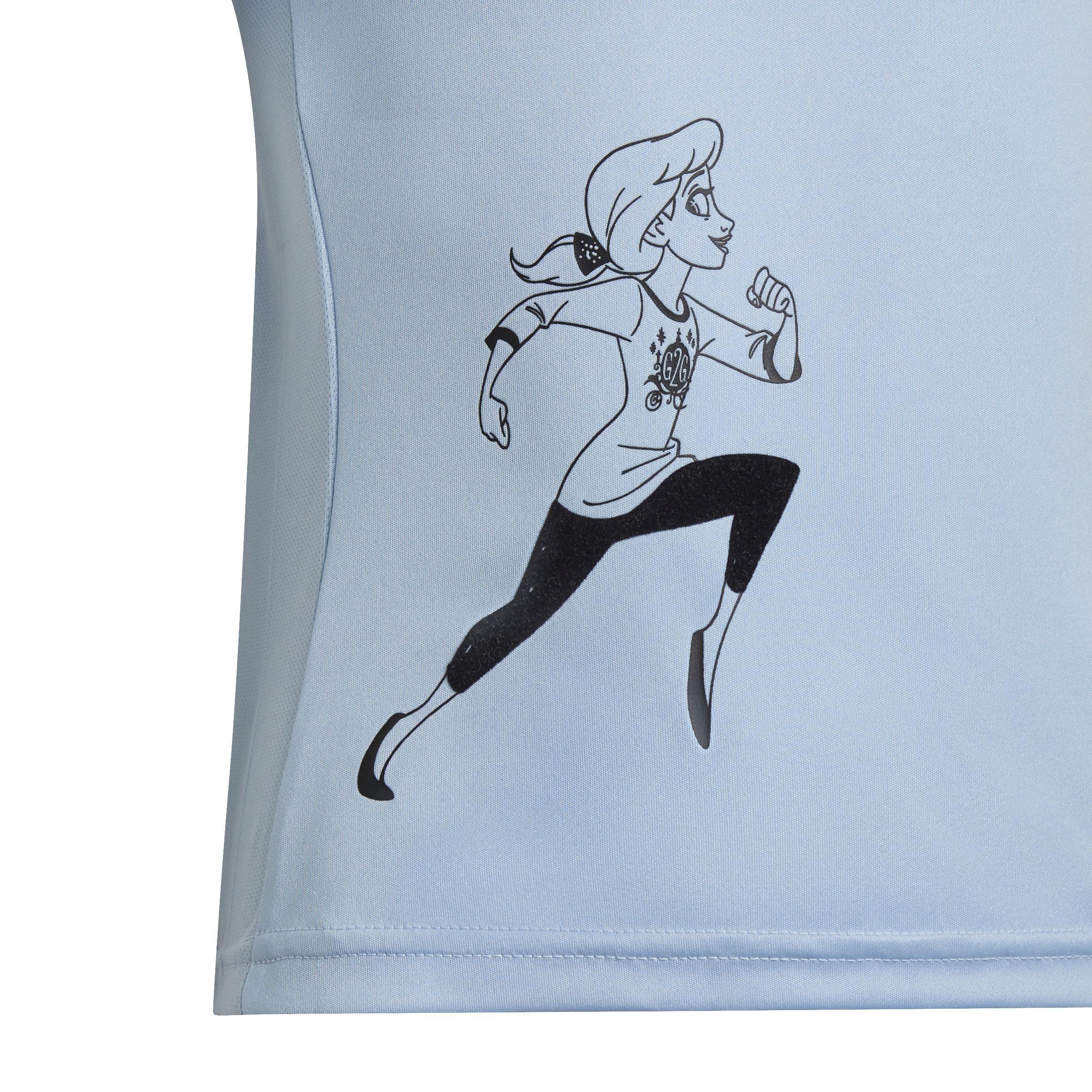 Kids Disney Comfy Princesses T-Shirt, Blue, A901_ONE, large image number 4