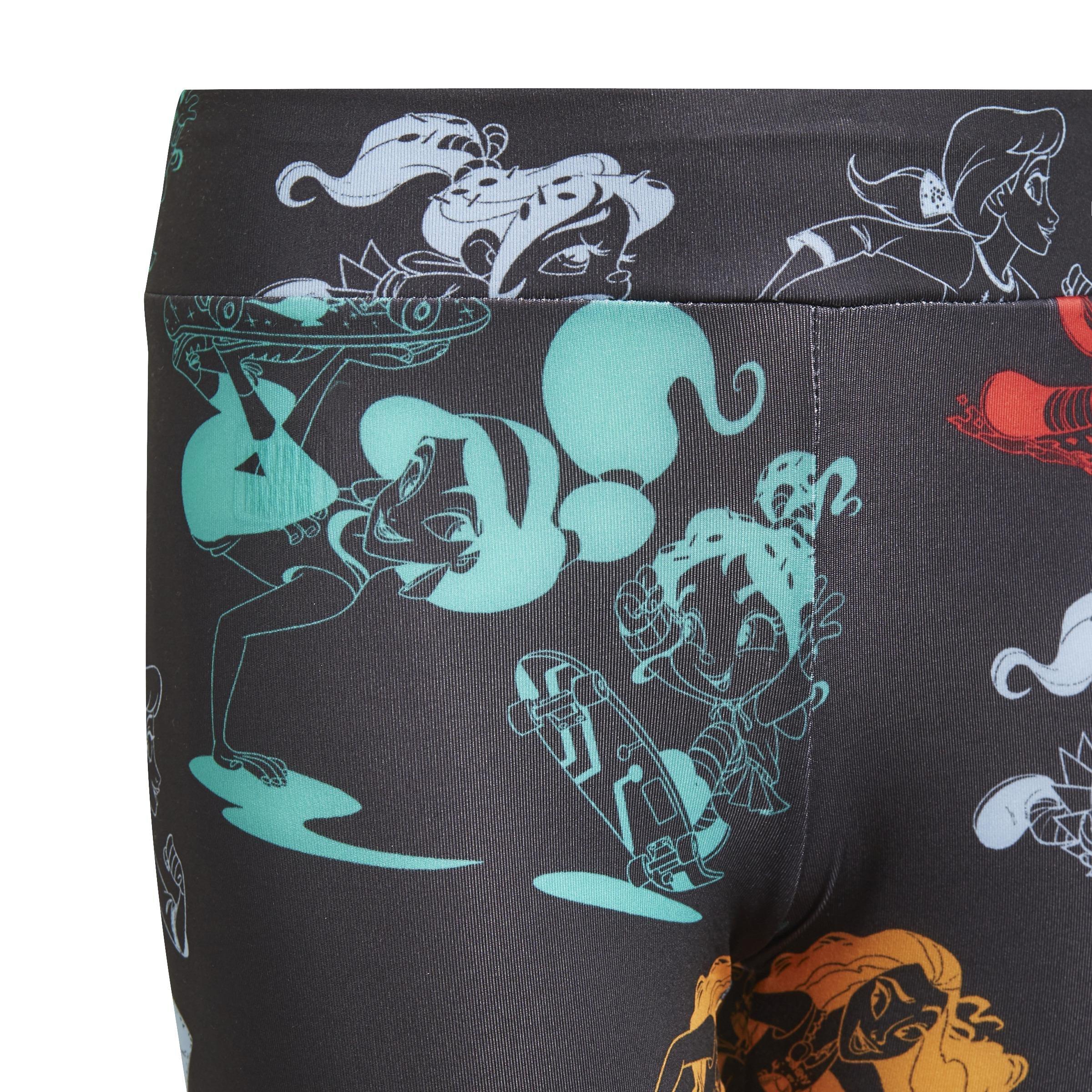 Kids Disney Comfy Princesses Leggings, Multicolour, , large image number 3