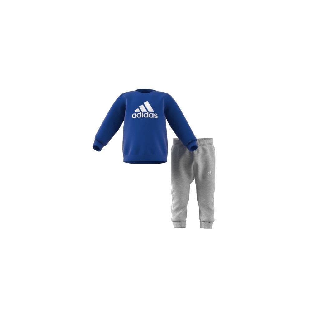 Kids Unisex Badge Of Sport Jogger Set, Blue, A901_ONE, large image number 7