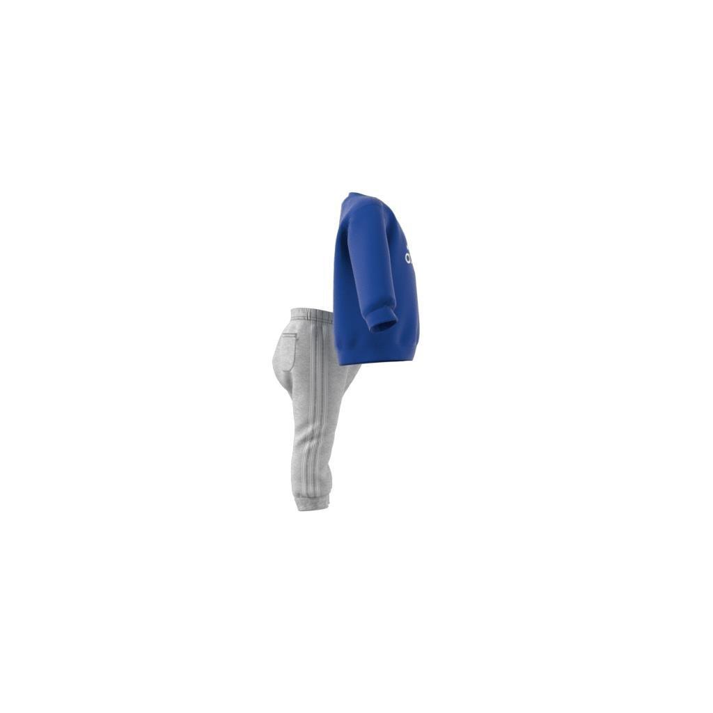 Unisex Kids Badge Of Sport Jogger Set, Blue, , large image number 8