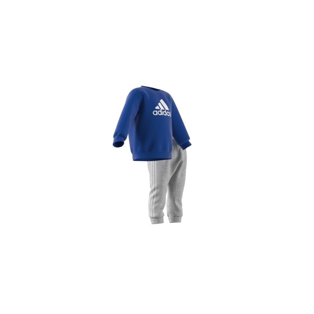 Kids Unisex Badge Of Sport Jogger Set, Blue, A901_ONE, large image number 9