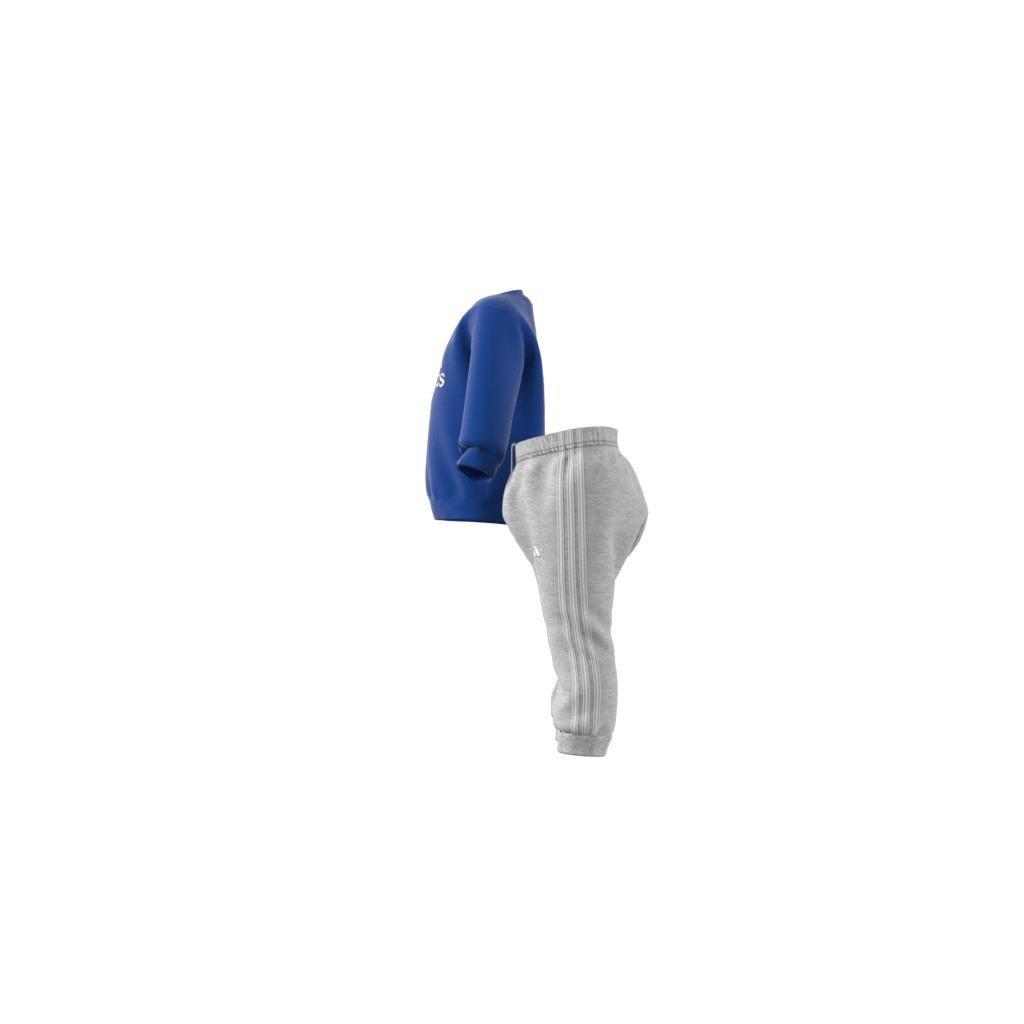 Unisex Kids Badge Of Sport Jogger Set, Blue, , large image number 10