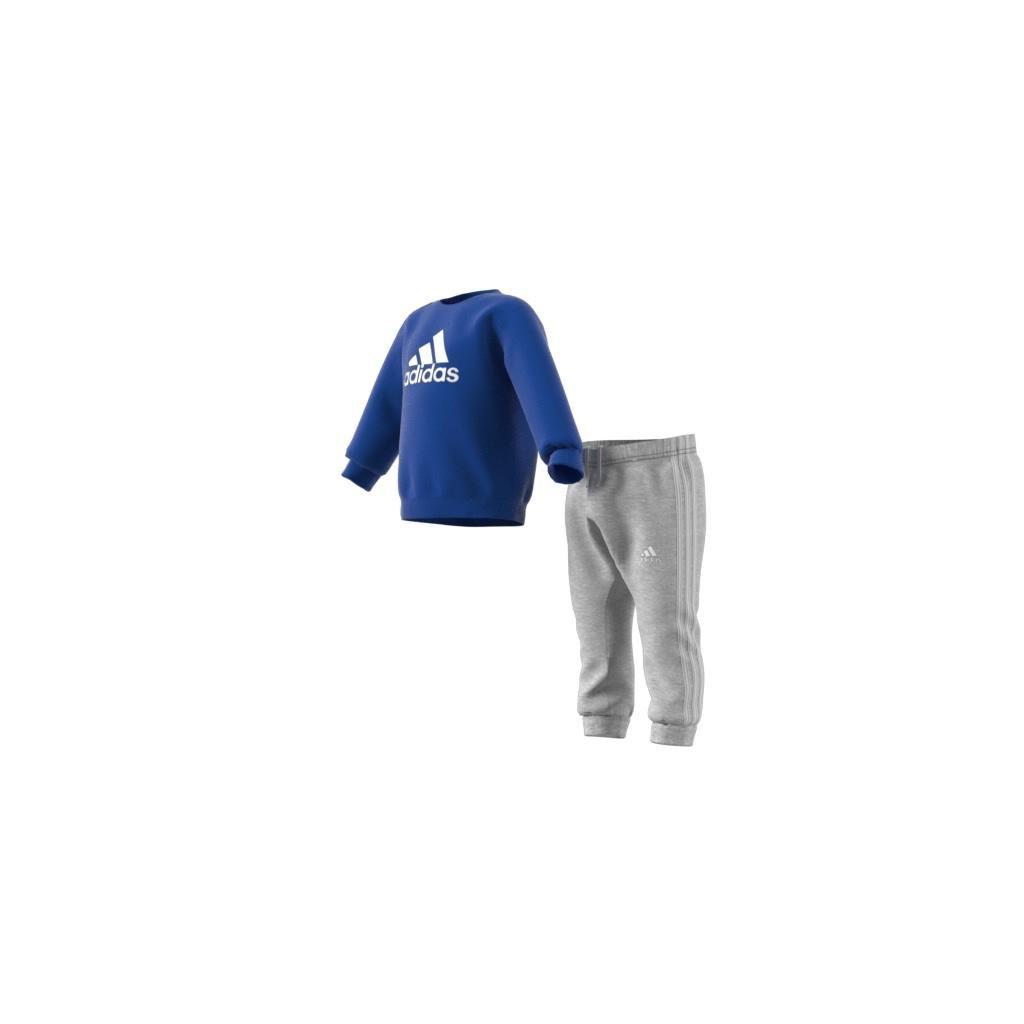 Kids Unisex Badge Of Sport Jogger Set, Blue, A901_ONE, large image number 11