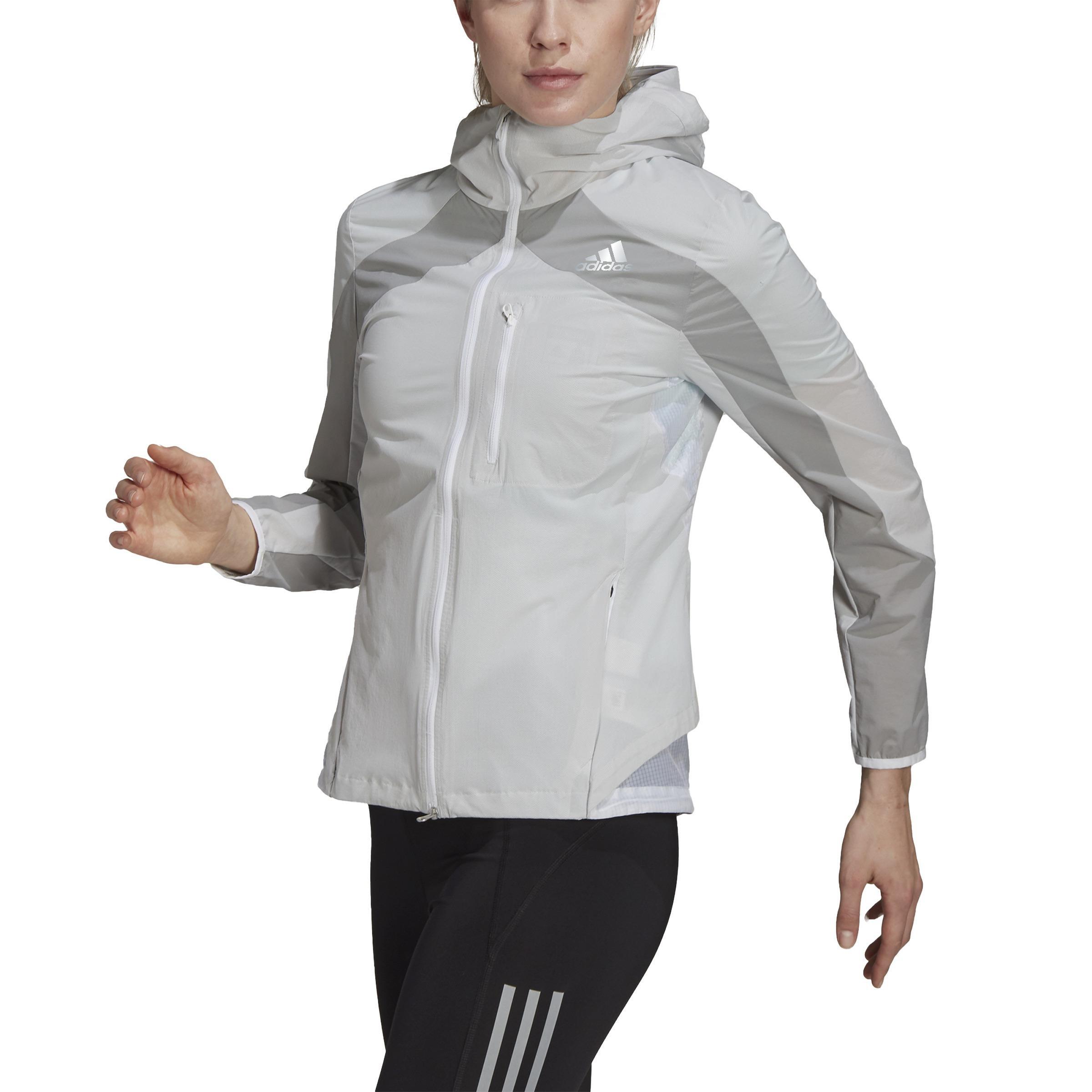 Adizero Marathon Jacket, White, A901_ONE, large image number 0