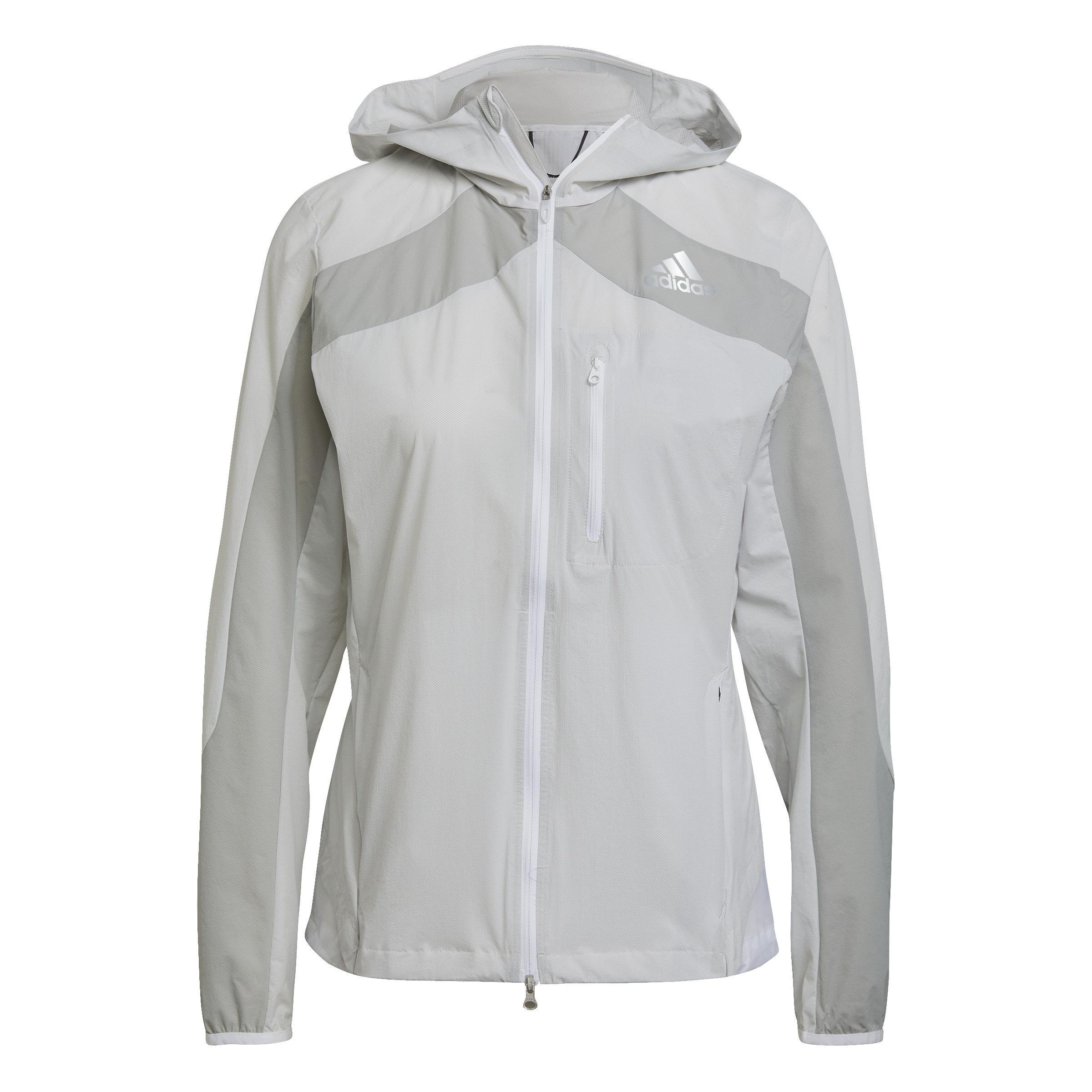 Adizero Marathon Jacket, White, A901_ONE, large image number 1