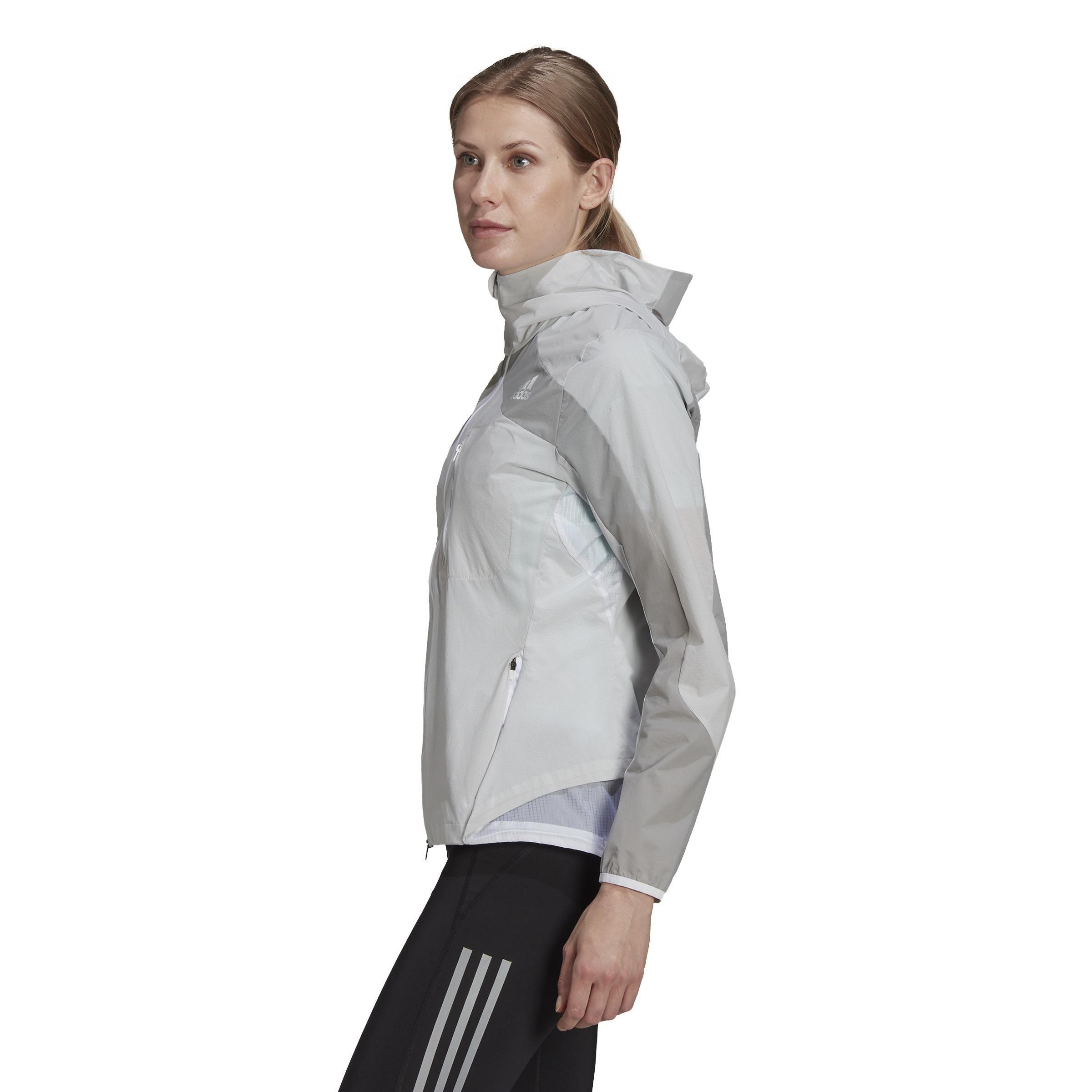 Adizero Marathon Jacket, White, A901_ONE, large image number 6
