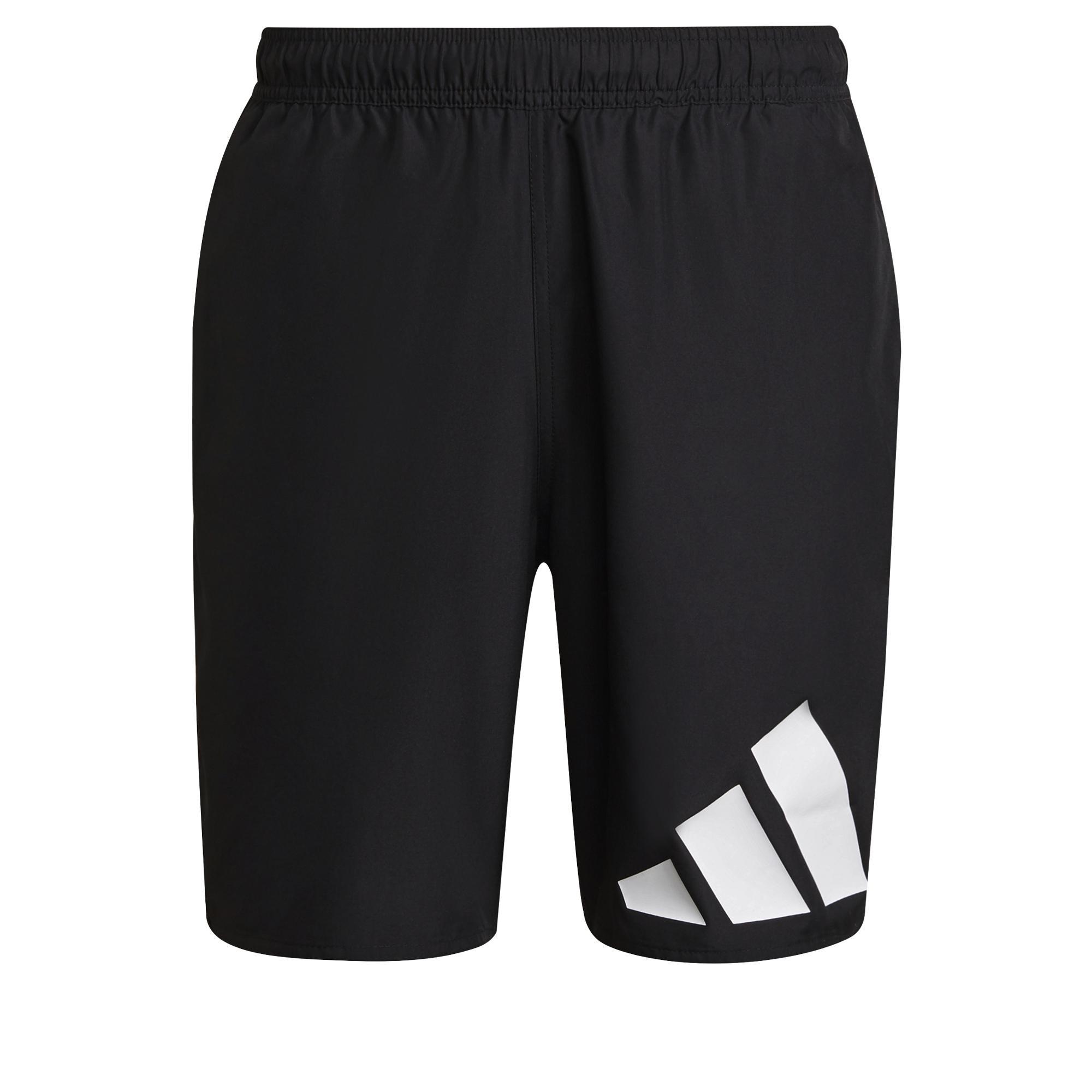 Classic-Length Logo Swim Shorts, Black, A901_ONE, large image number 7