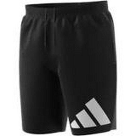 Men Classic-Length Logo Swim Shorts, Black, A901_ONE, large image number 8