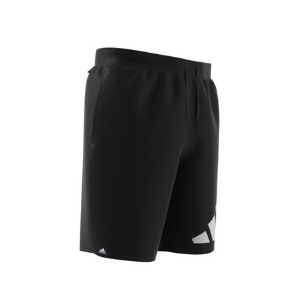 Men Classic-Length Logo Swim Shorts, Black, A901_ONE, large image number 9