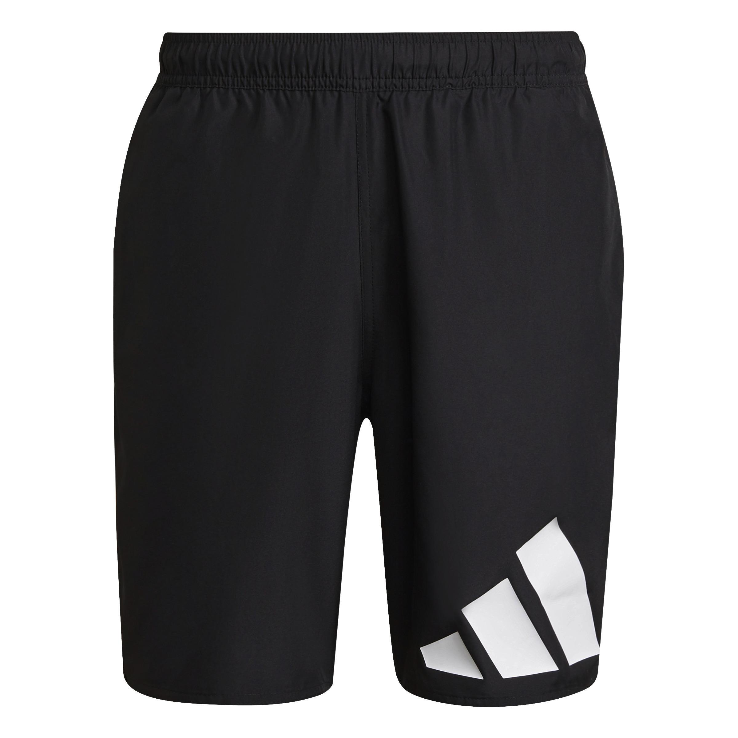Classic-Length Logo Swim Shorts, Black, A901_ONE, large image number 16