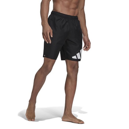 Men Classic-Length Logo Swim Shorts, Black, A901_ONE, large image number 20