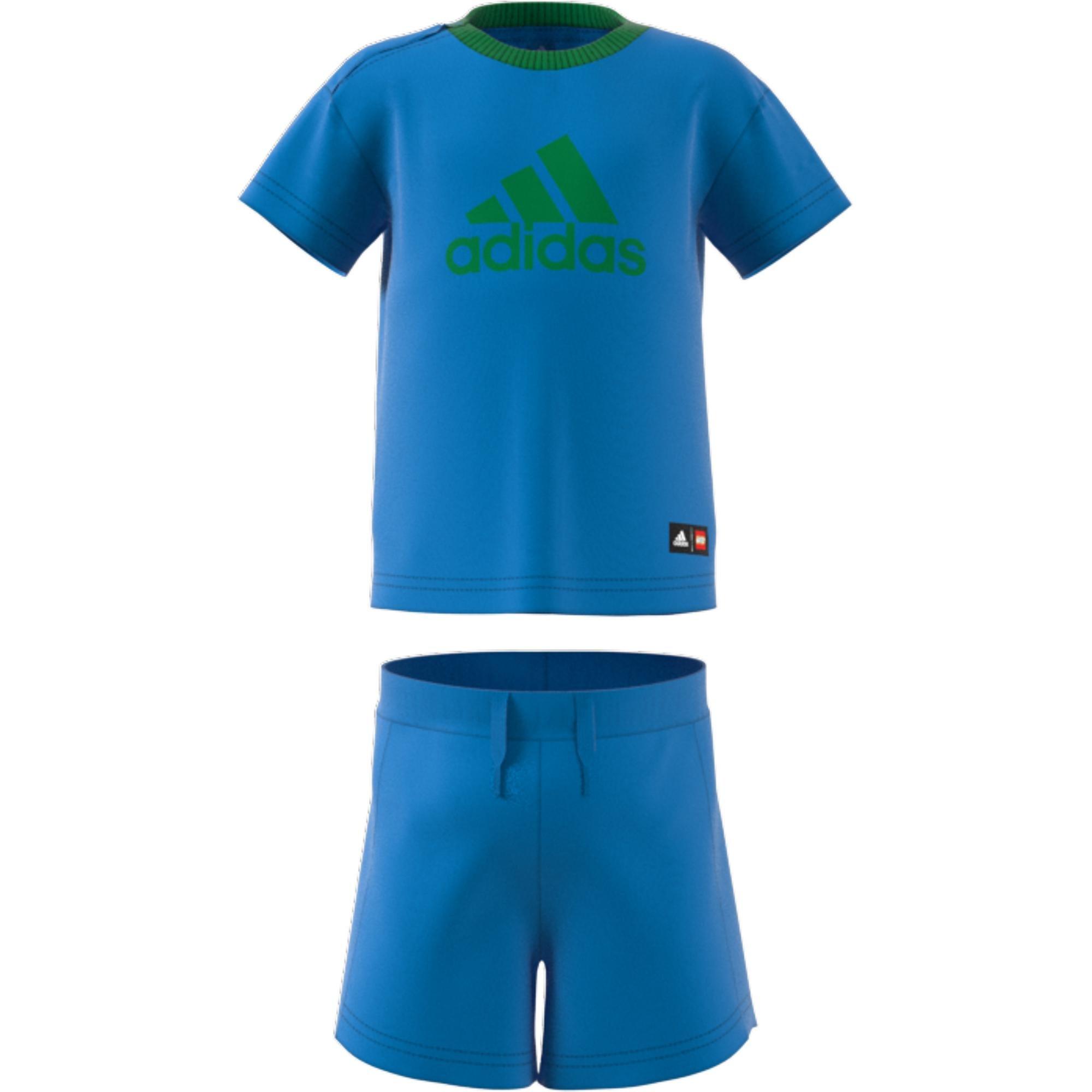 Unisex Kids Classic Lego T-Shirt And Shorts Set, Blue, , large image number 1
