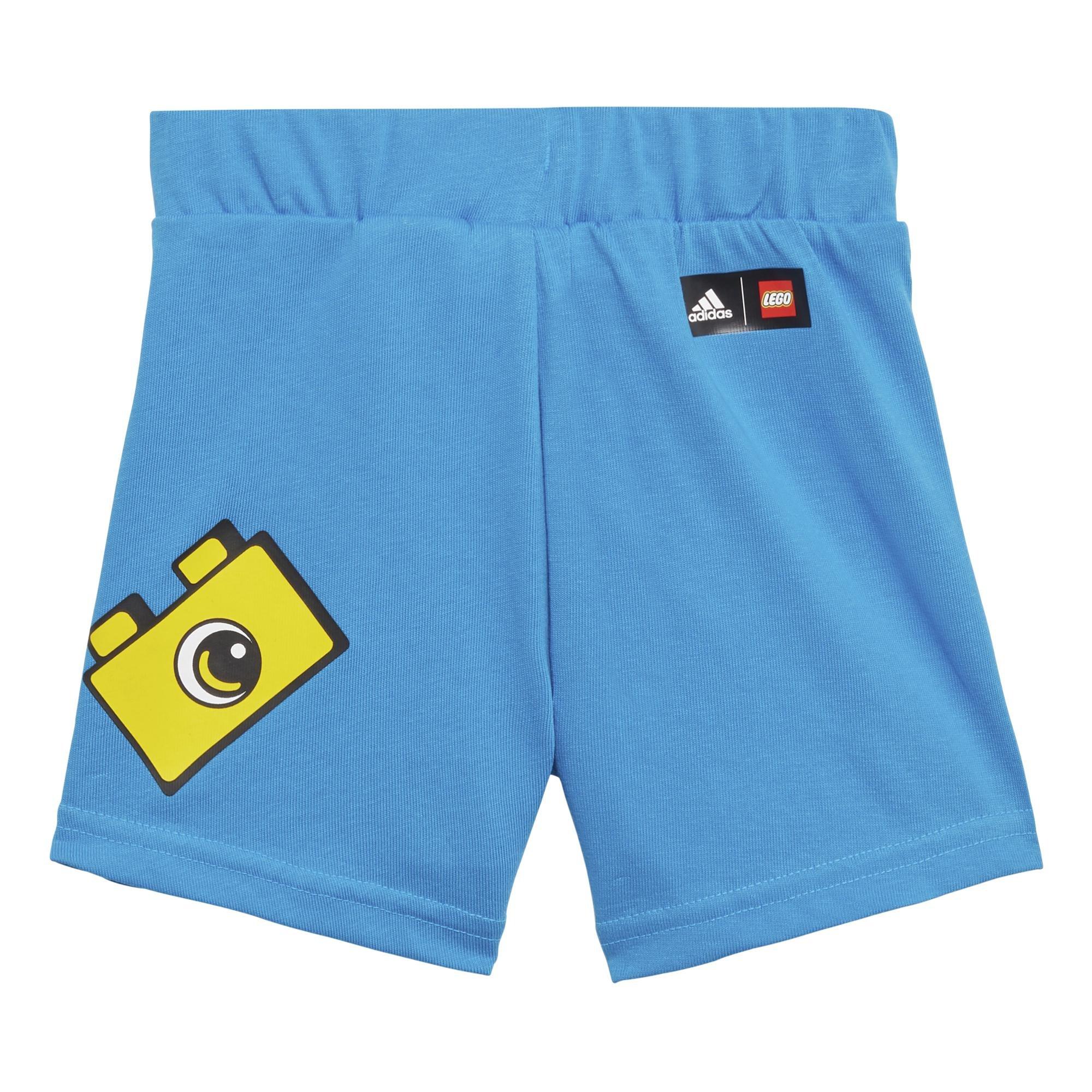 Unisex Kids Classic Lego T-Shirt And Shorts Set, Blue, , large image number 4