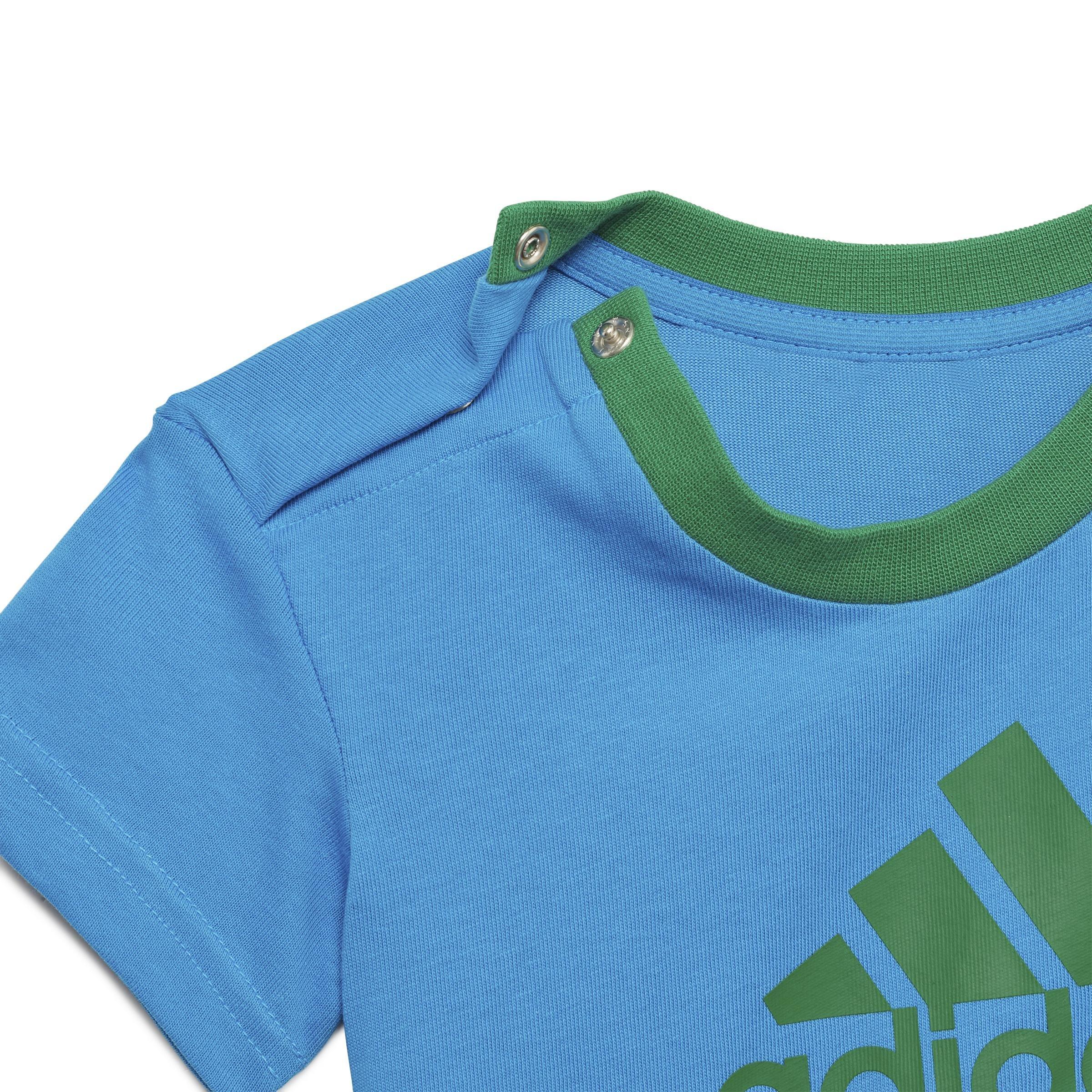 Unisex Kids Classic Lego T-Shirt And Shorts Set, Blue, , large image number 7