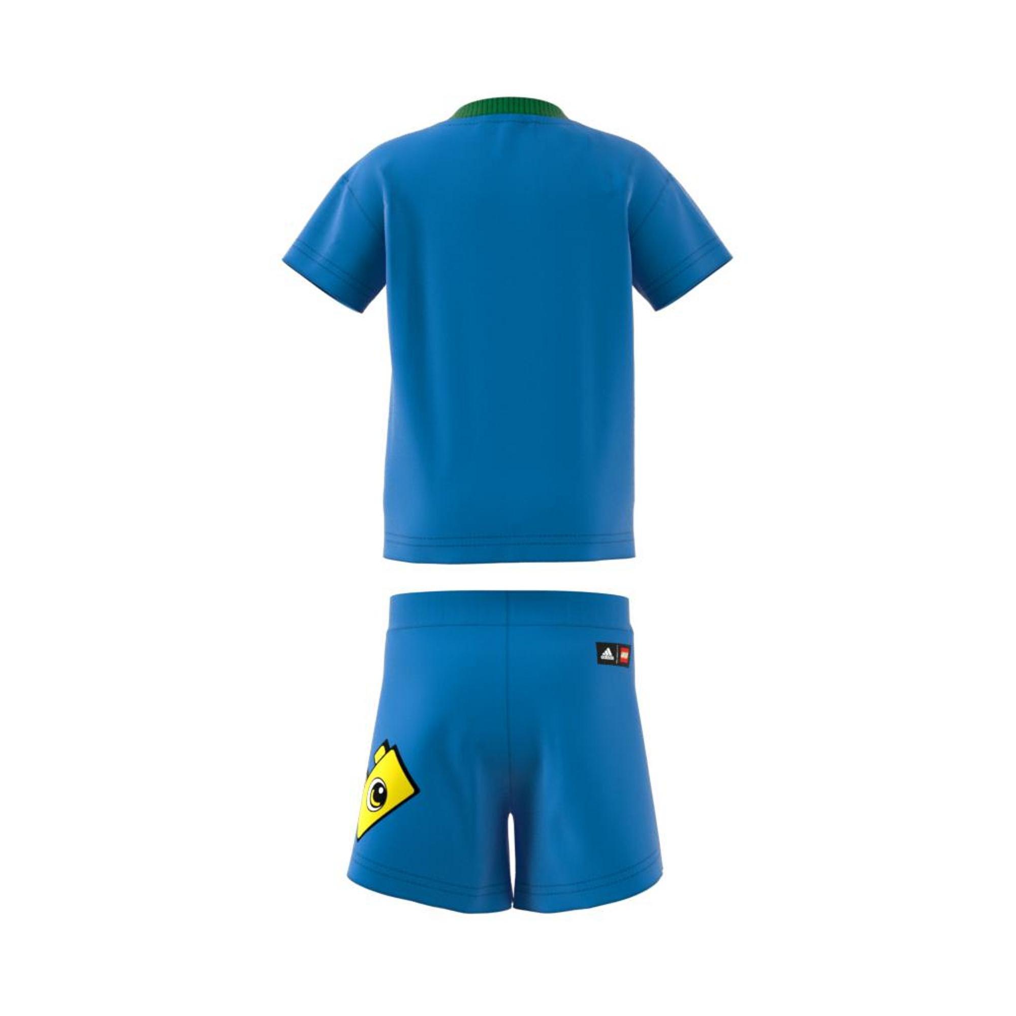 Unisex Kids Classic Lego T-Shirt And Shorts Set, Blue, , large image number 13
