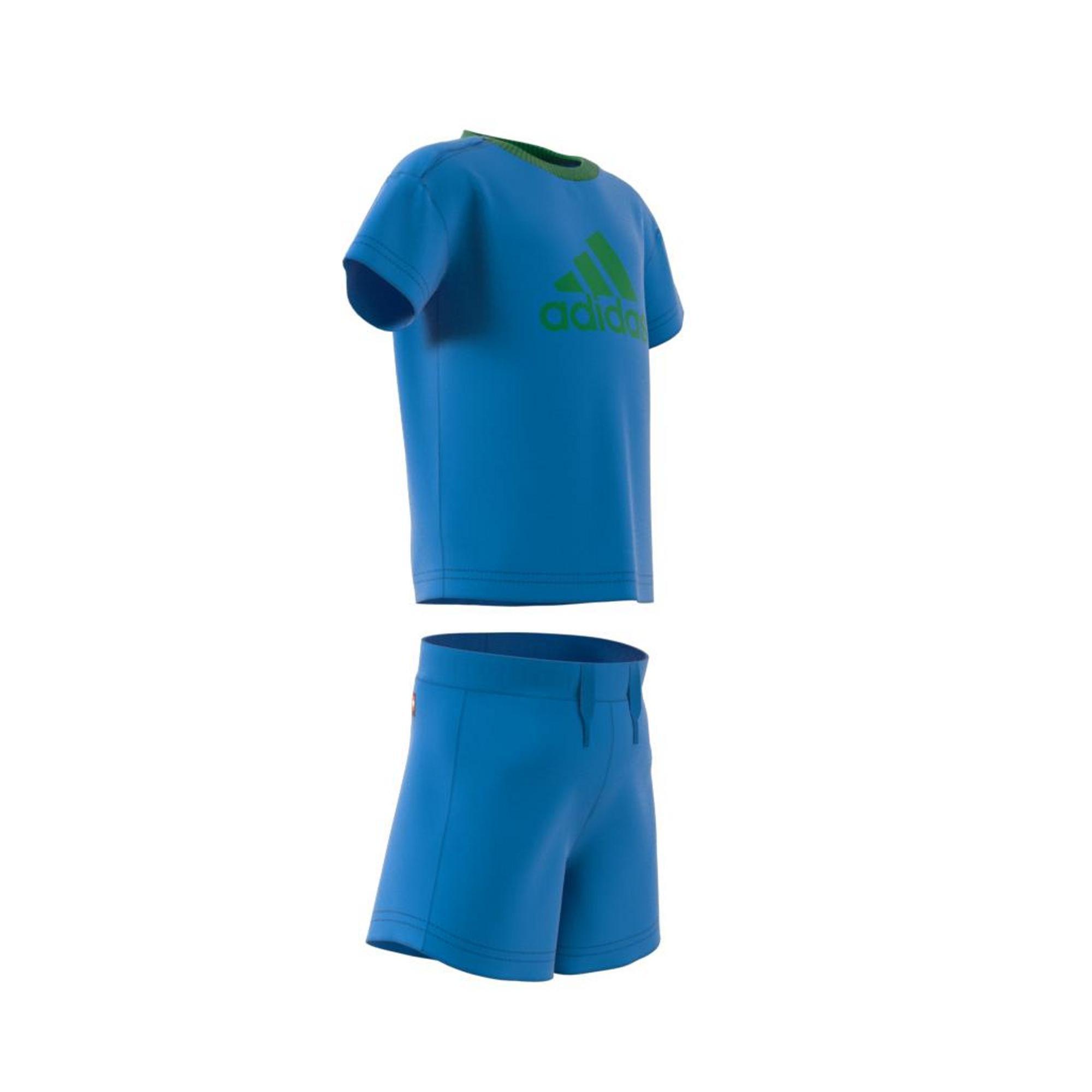 Unisex Kids Classic Lego T-Shirt And Shorts Set, Blue, , large image number 16