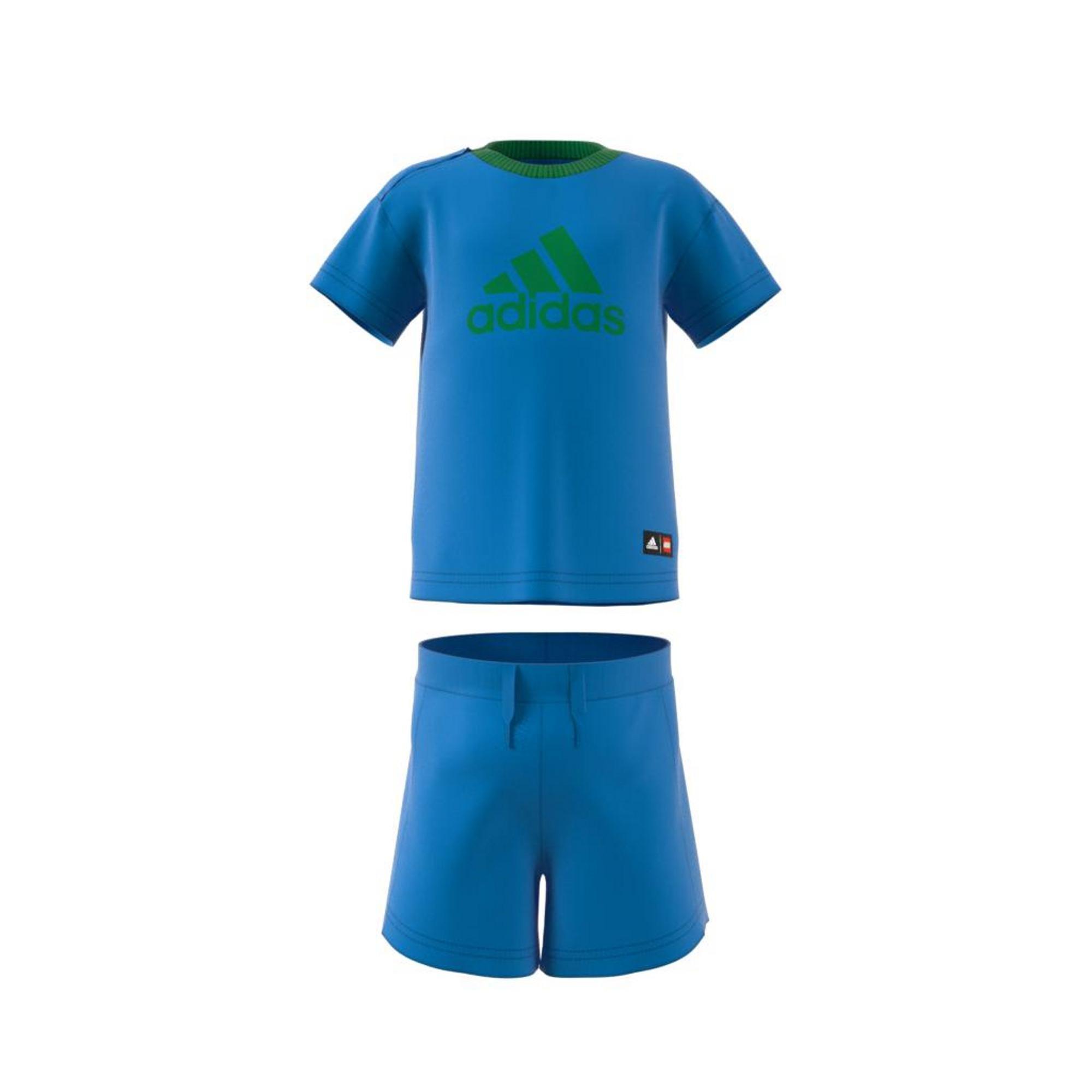 Unisex Kids Classic Lego T-Shirt And Shorts Set, Blue, , large image number 17